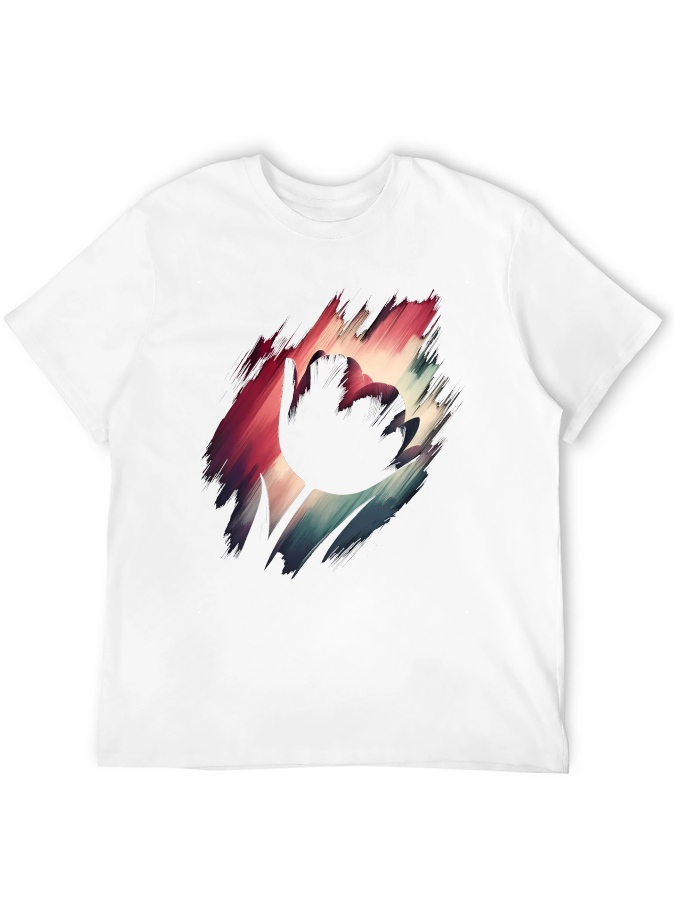 Tulip Silhouette Graphic Tee - Modern Art T-Shirt - 12