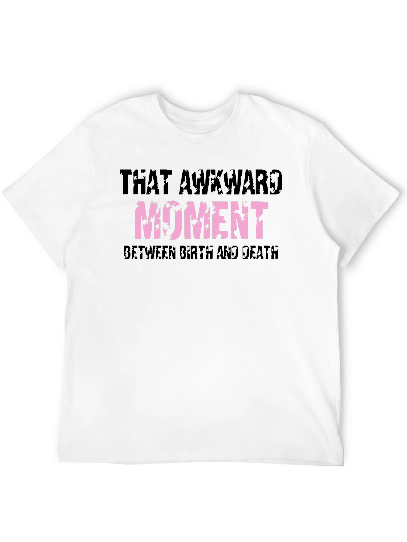 Black Awkward Moment Graphic T-Shirt - Black view 12