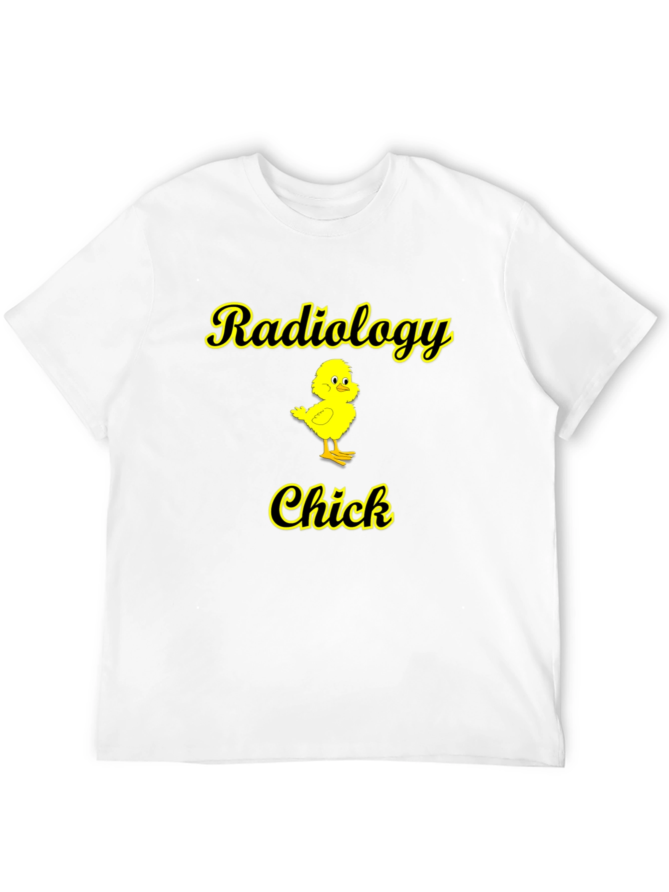Black Radiology Chick T-Shirt - Cute & Funny Radiologist Tee view 12