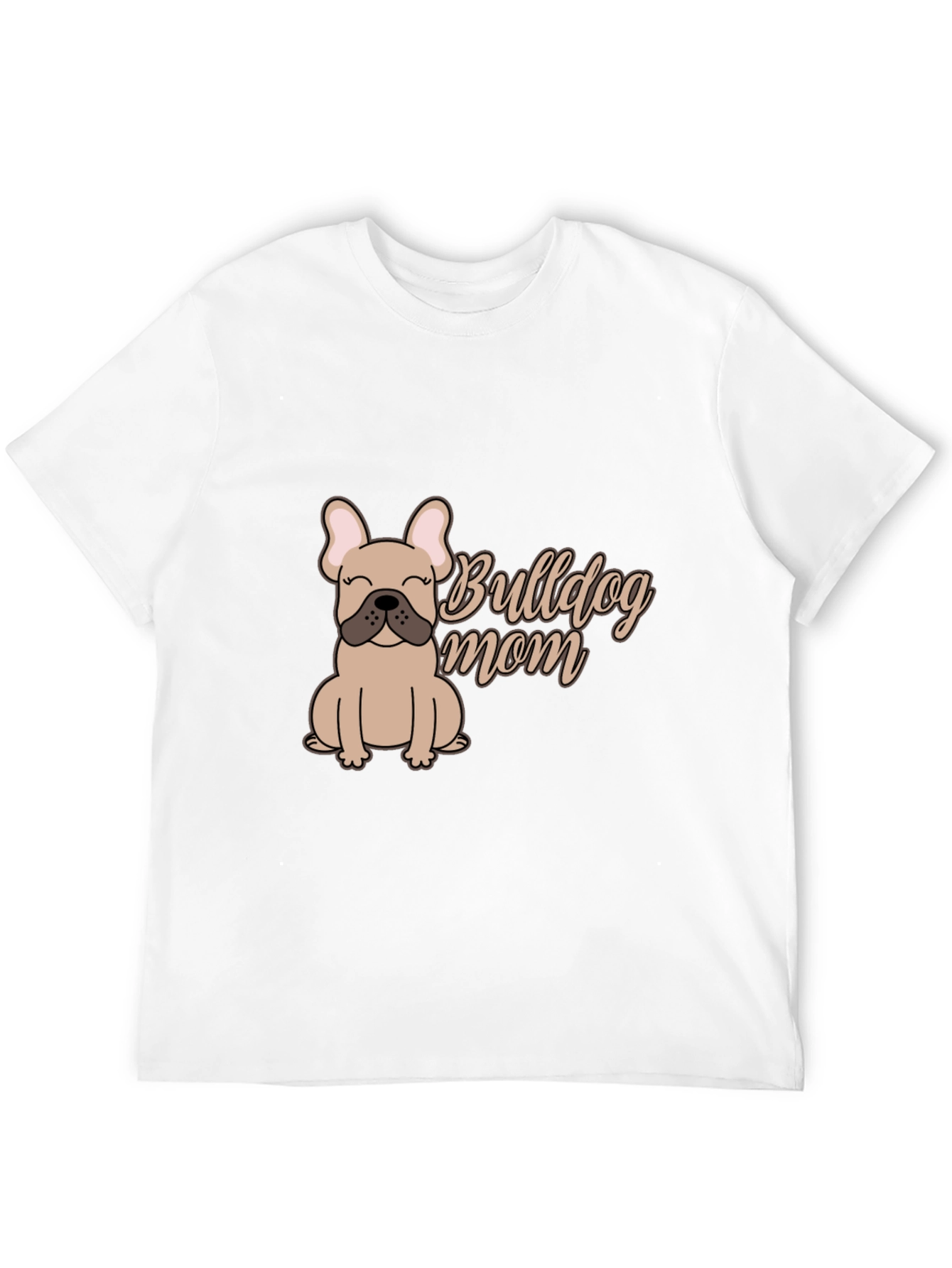 Black Bulldog Mom Graphic Tee - Soft Cotton Blend view 12