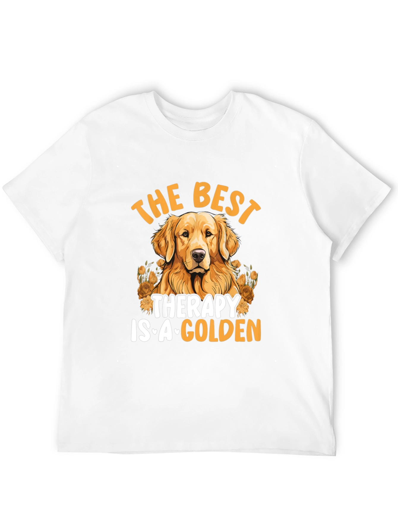 Best Therapy Golden Dog Graphic Tee - 12