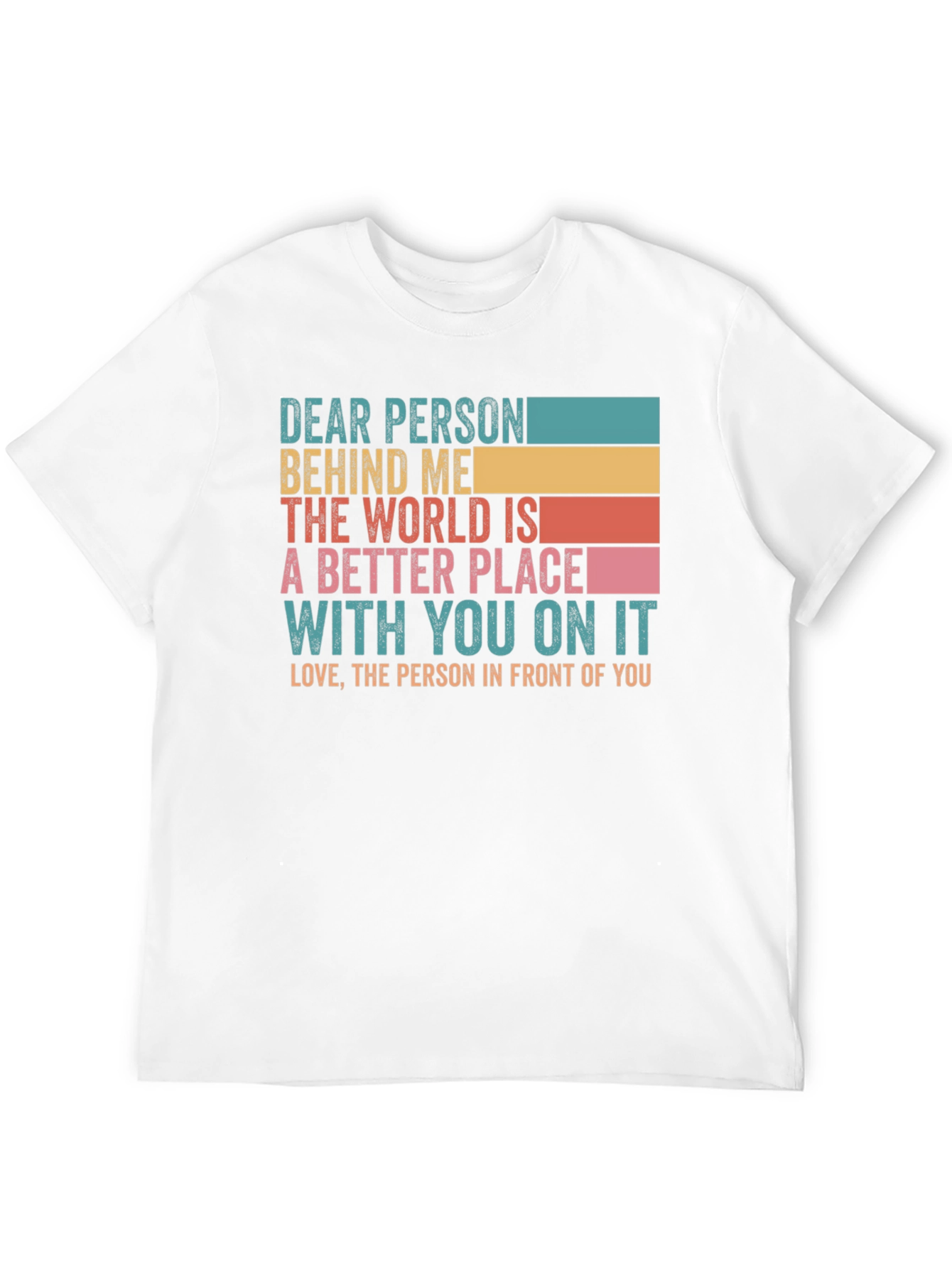 Black Dear Person Behind Me Graphic T-Shirt view 12