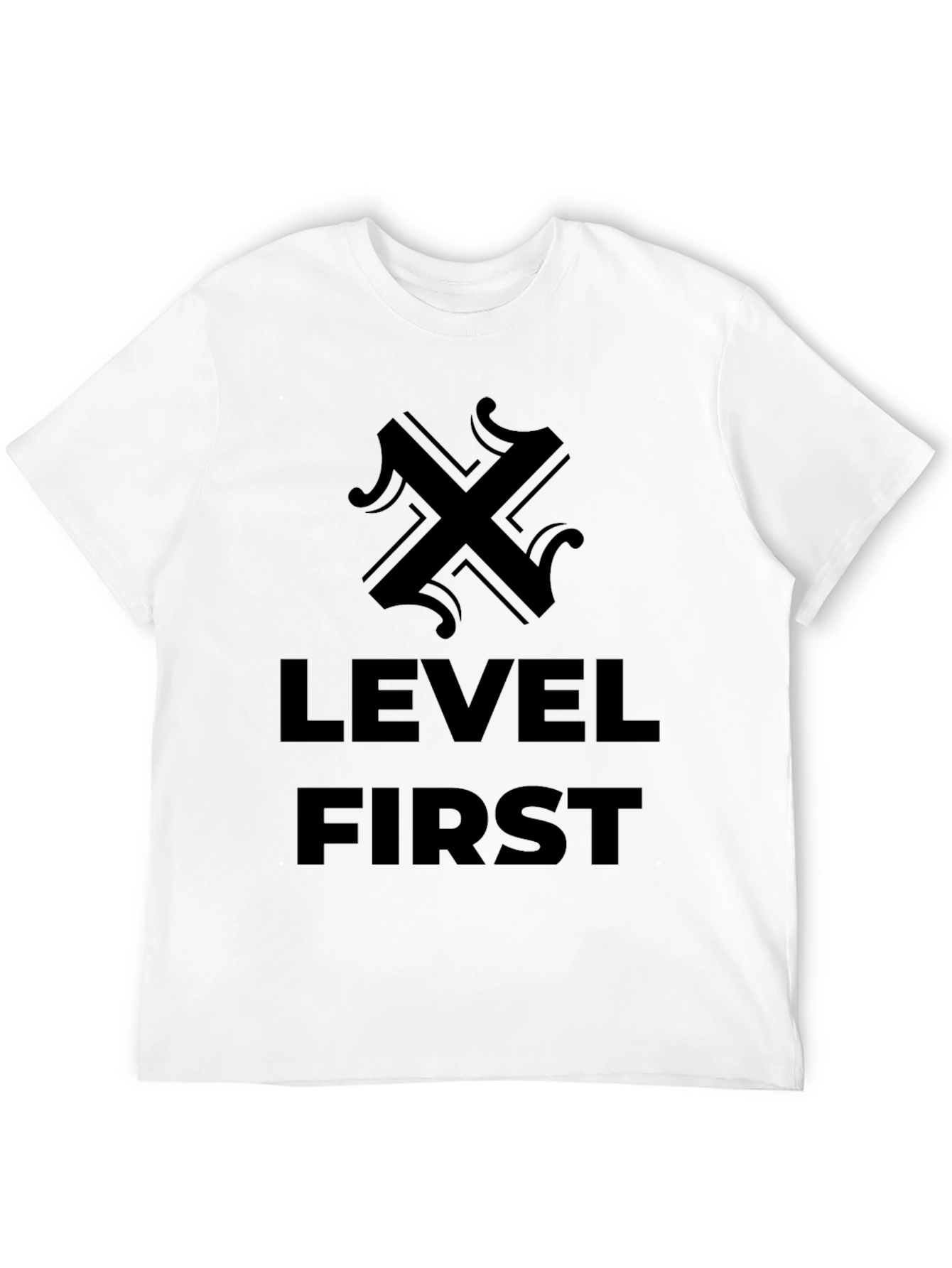 Black Level First Graphic Tee - Black Cotton Casual Shirt view 12