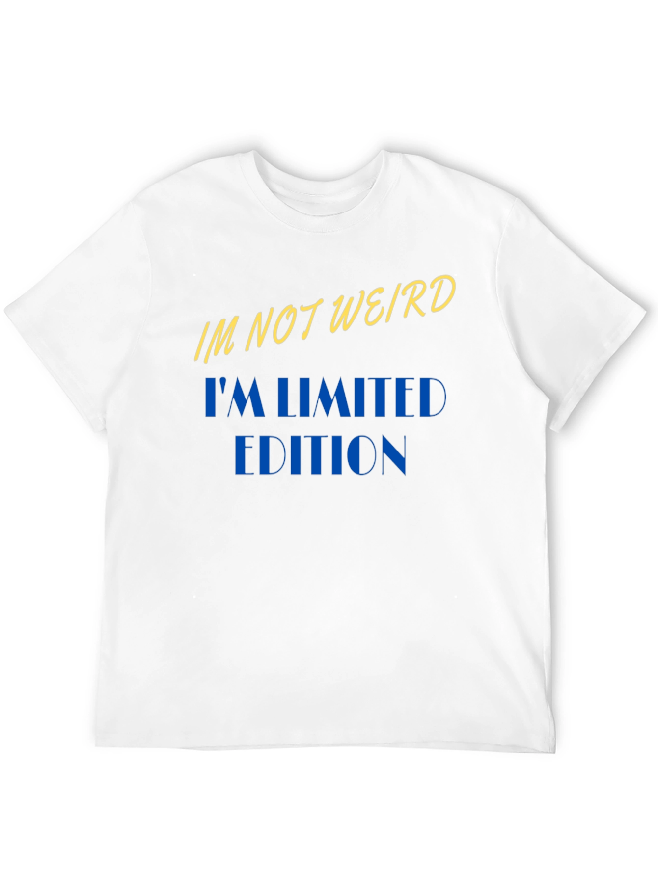 Black I'm Not Weird, I'm Limited Edition Black T-Shirt view 12