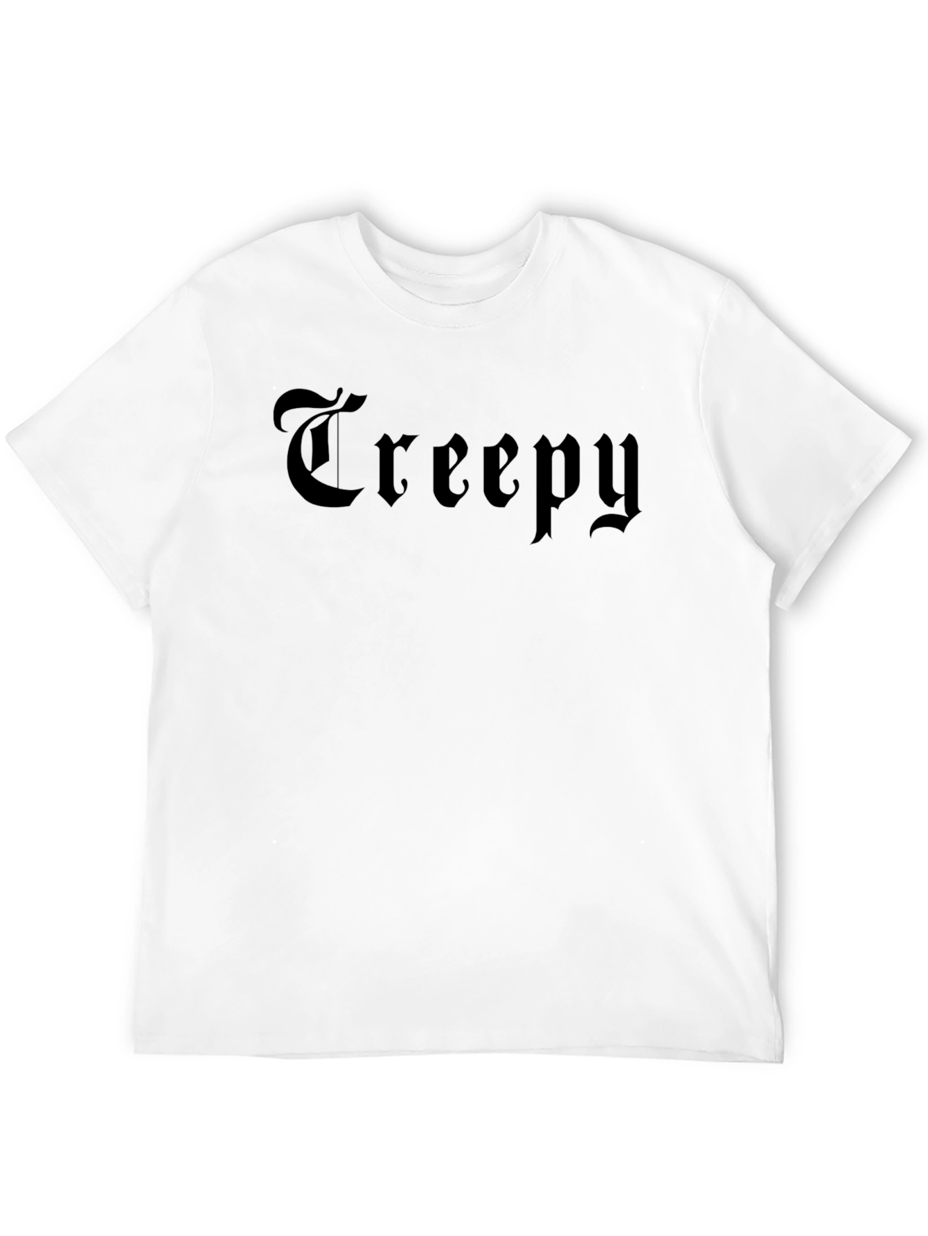 Black Creepy Gothic Style Graphic Tee - Dark & Edgy view 12