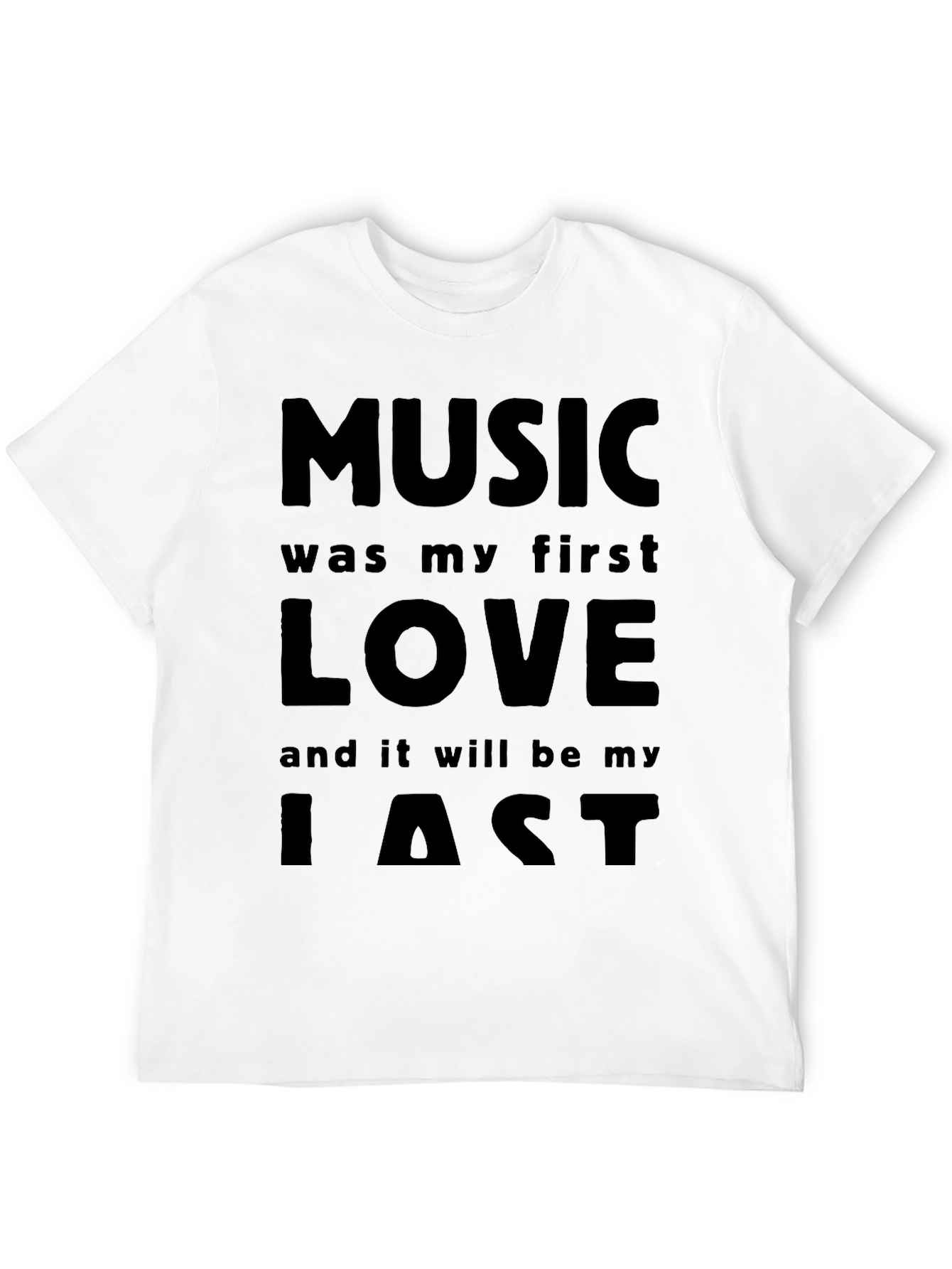 Black Music is My First Love T-Shirt - Soft Cotton Blend view 12