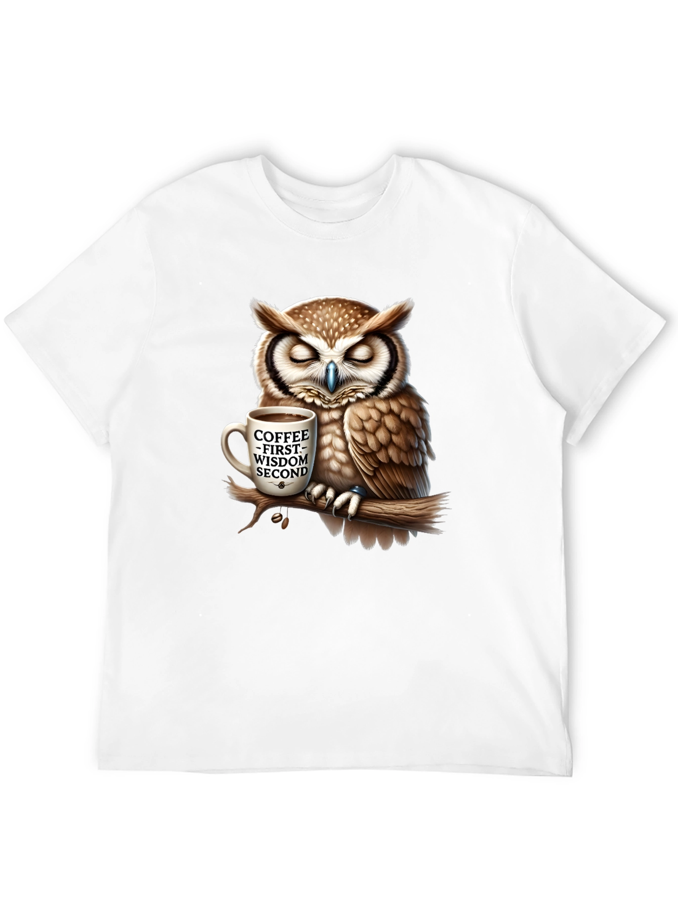 Black Owl Coffee Wisdom Graphic Tee view 12