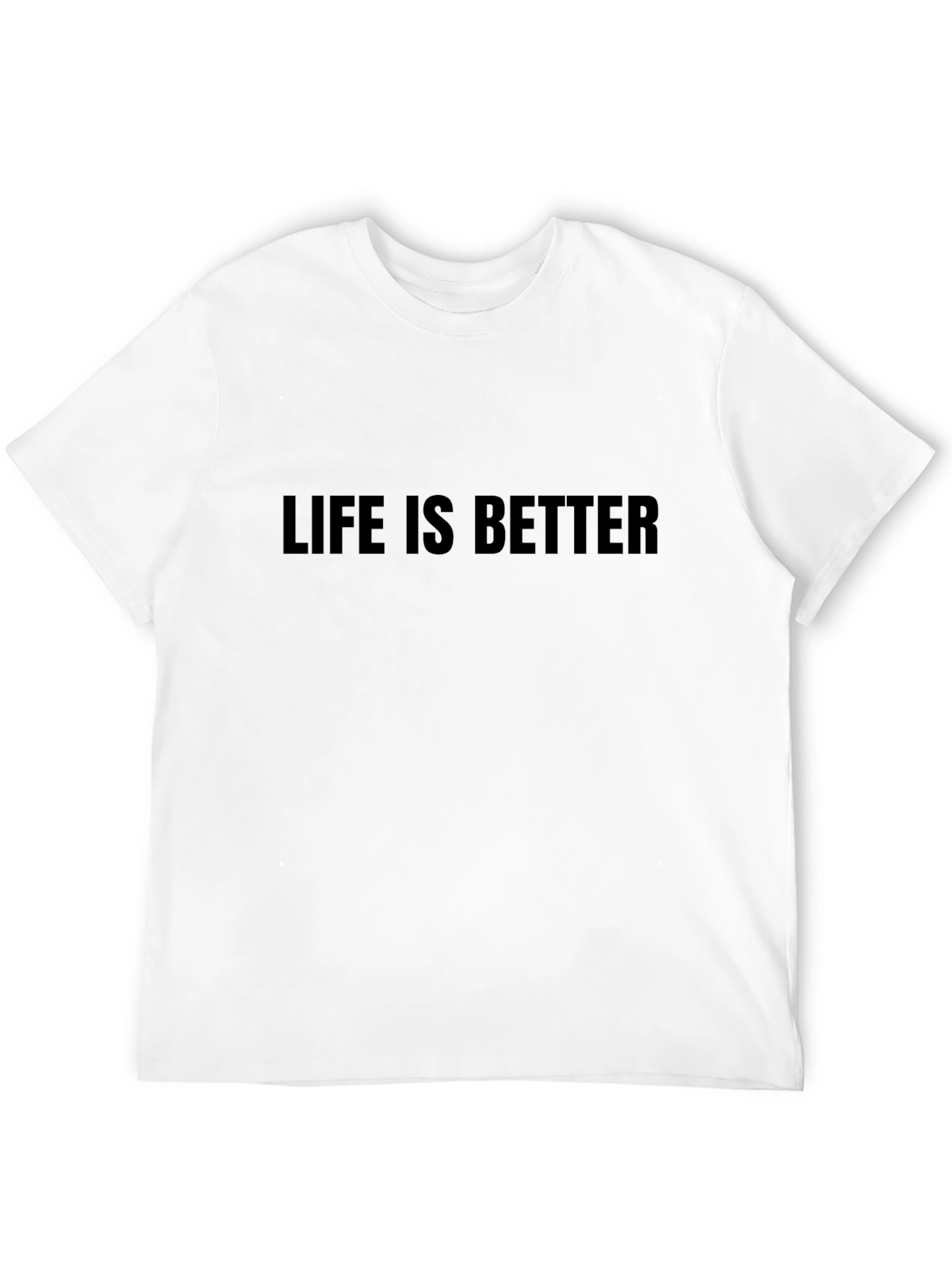 Black Life is Better - Men's Black Graphic Tee view 12