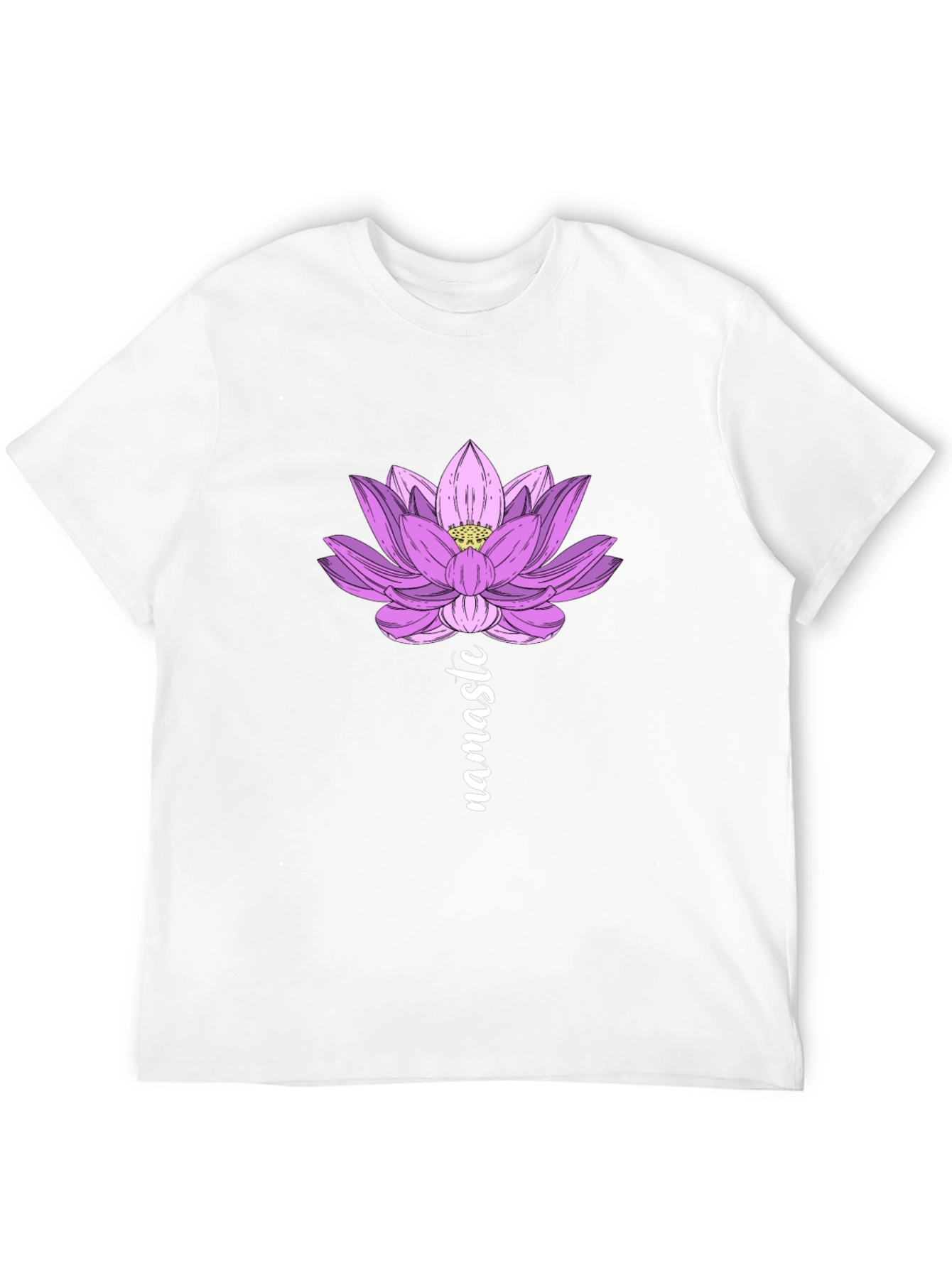 Lotus Namaste Graphic T-Shirt - Yoga Inspired Design - 12