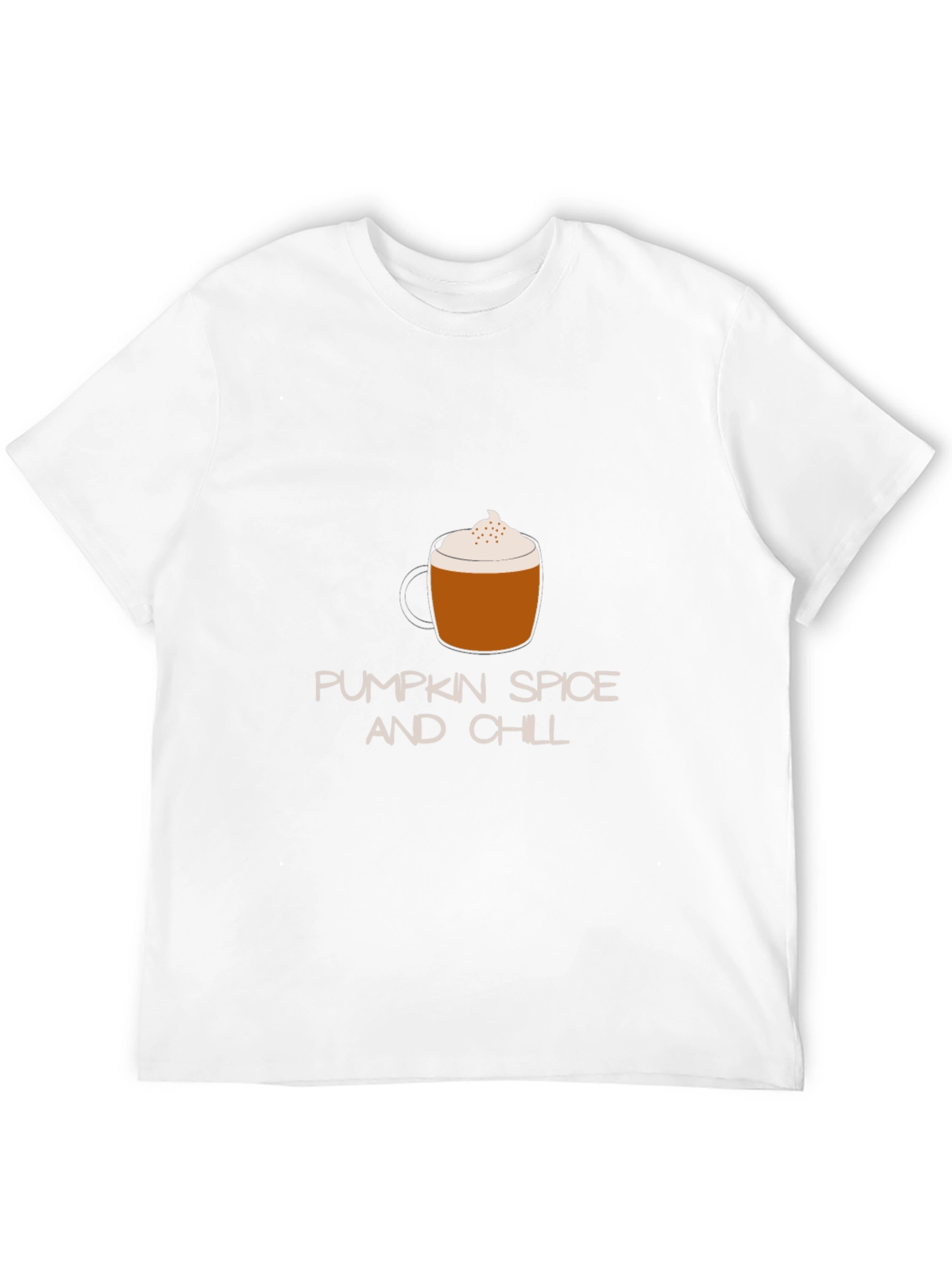 Black Pumpkin Spice and Chill Graphic Tee view 12