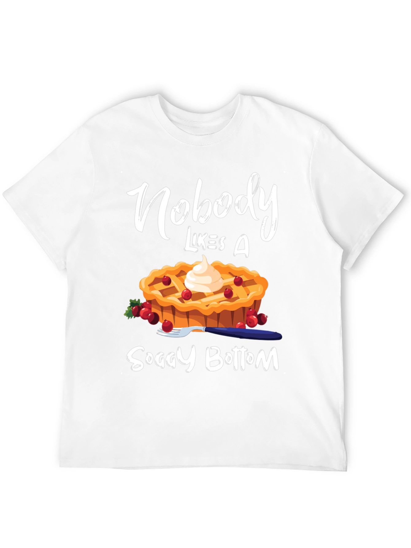 Black Nobody Likes A Soggy Bottom T-Shirt view 12