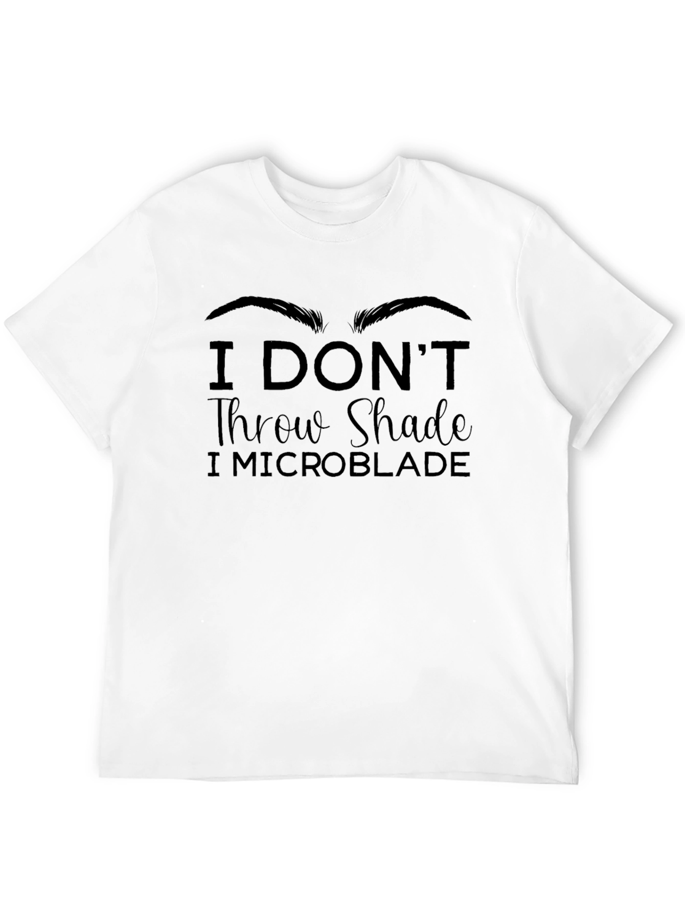 Black I Microblade Graphic Tee - Unisex Fashion T-Shirt view 12