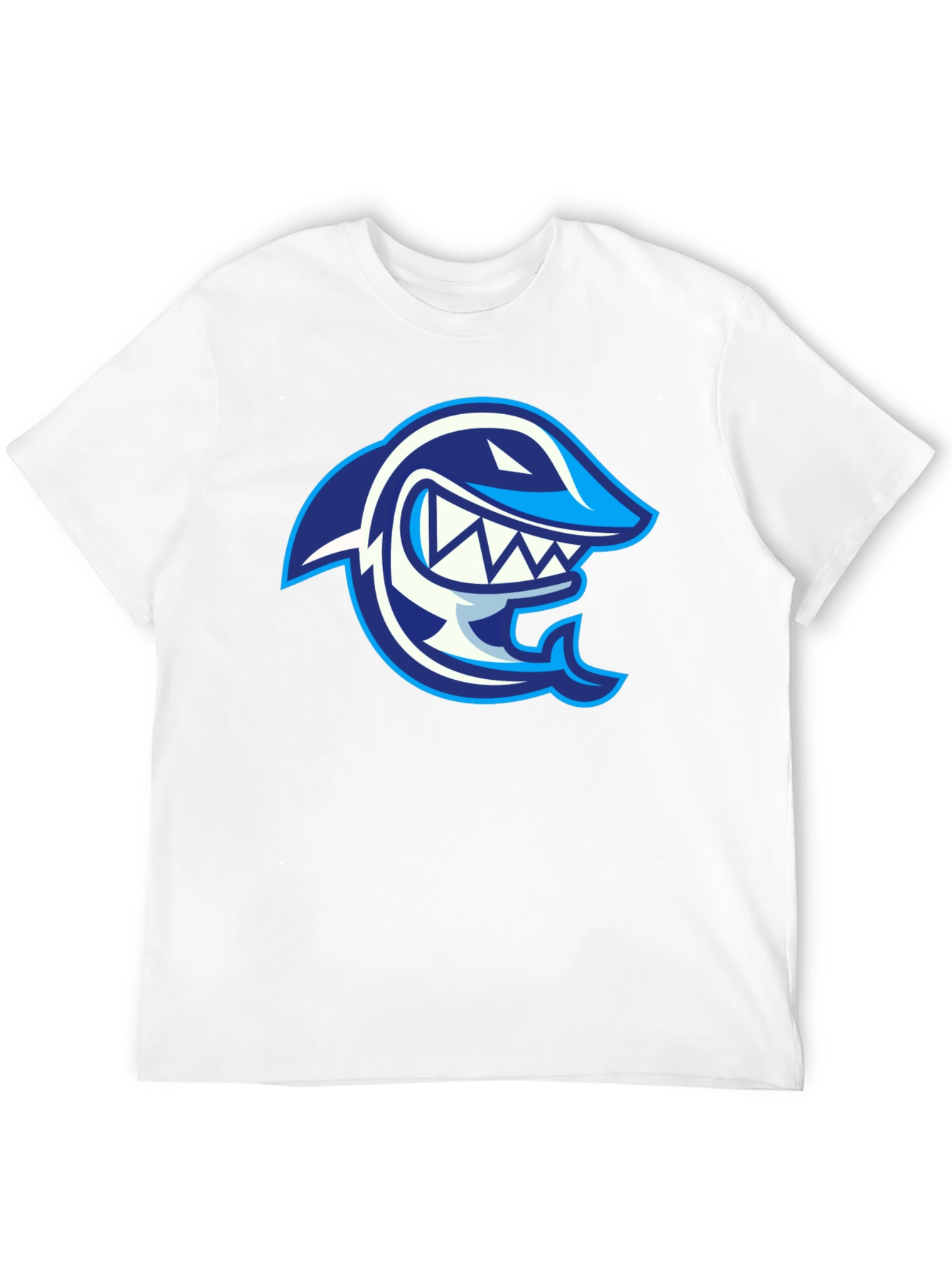 Black Cool Shark Graphic T-Shirt - Black view 12