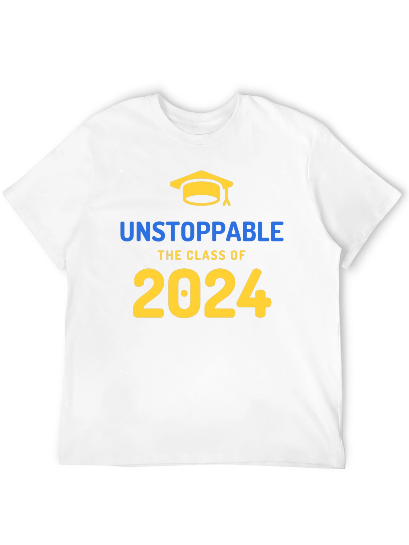 Black Unstoppable Class of 2024 Graduation T-Shirt view 12