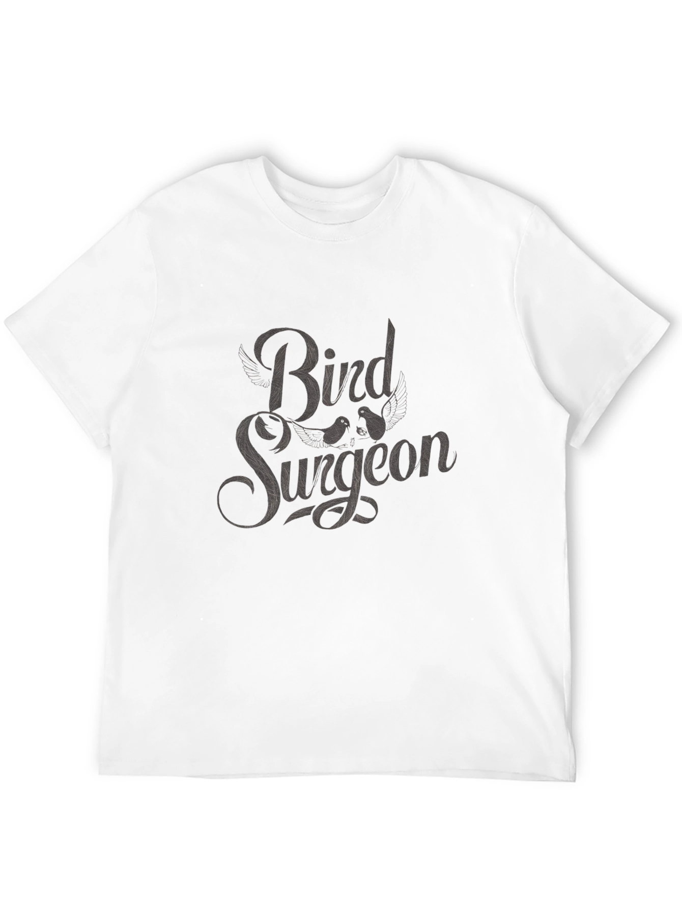 Black Bird Surgeon T-Shirt - Quirky Graphic Tee view 12
