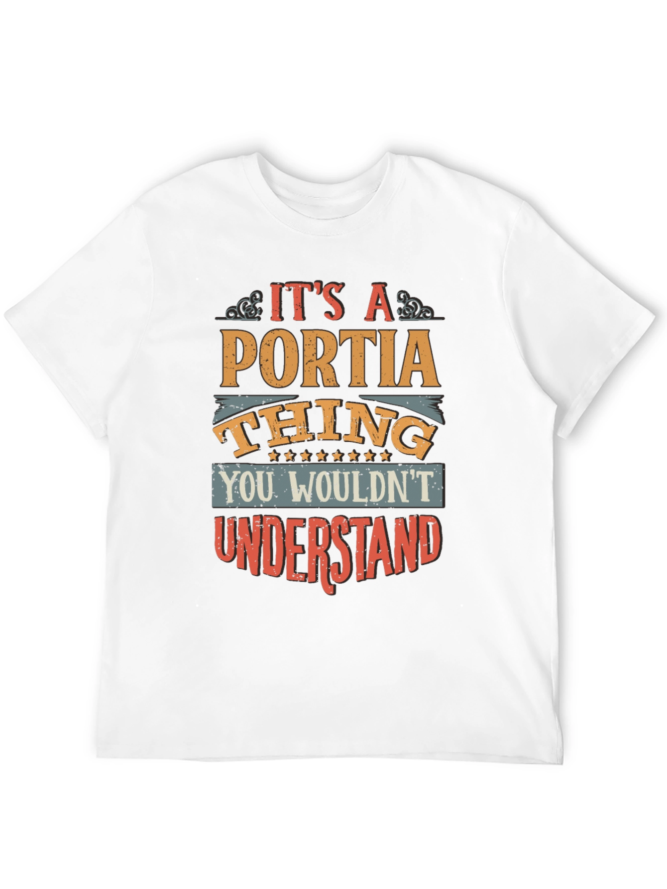 Black It's a Portia Thing T-Shirt view 12