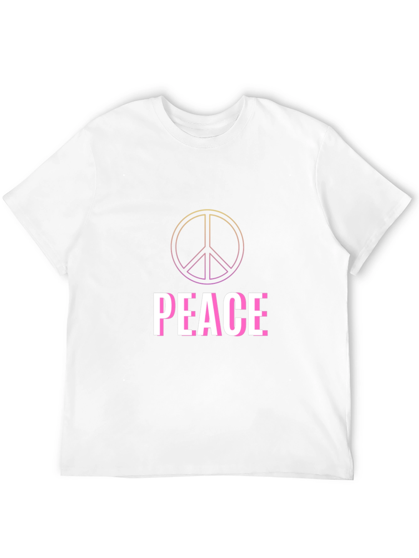 Black Peace Sign Graphic T-Shirt - Retro Style view 12