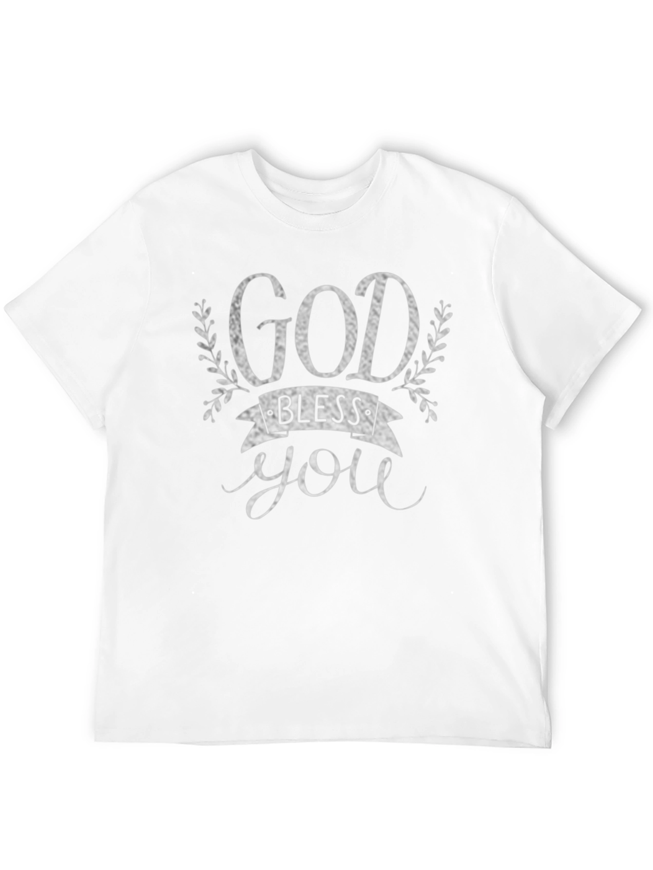 Black God Bless You Graphic Tee - Black view 12