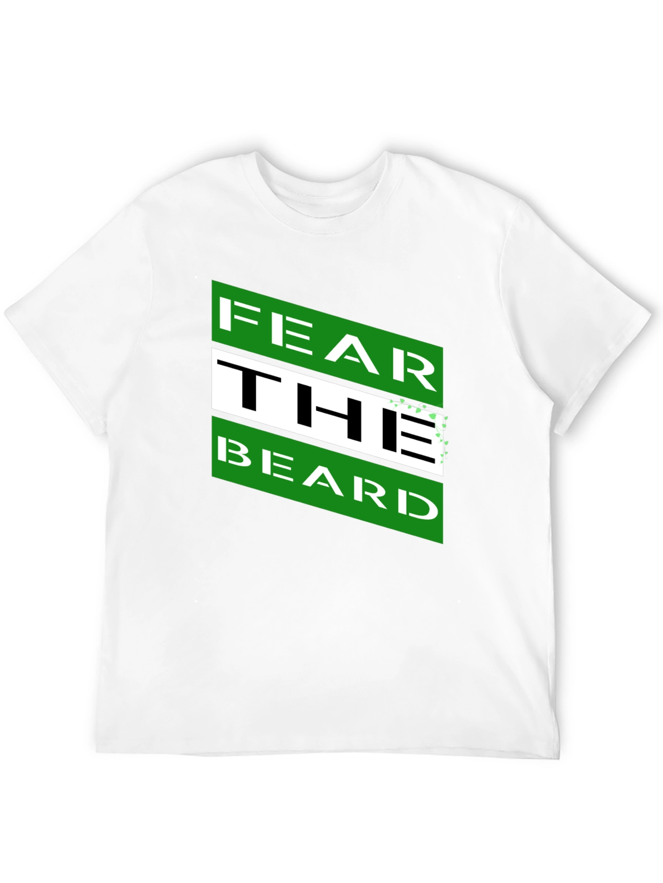 Black Fear The Beard Graphic Tee - Men's Short Sleeve T-Shirt view 12