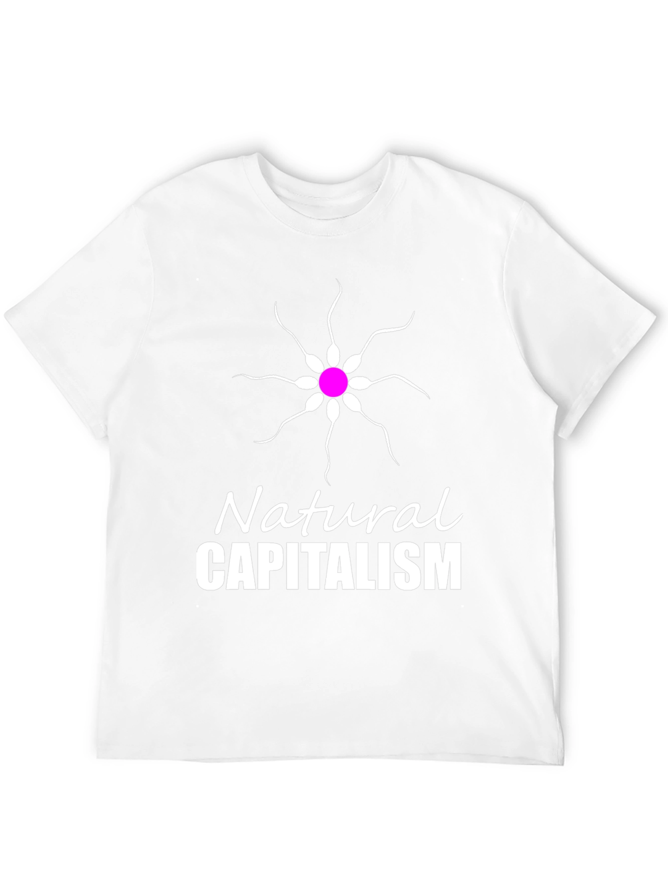 Black Natural Capitalism Graphic T-Shirt view 12