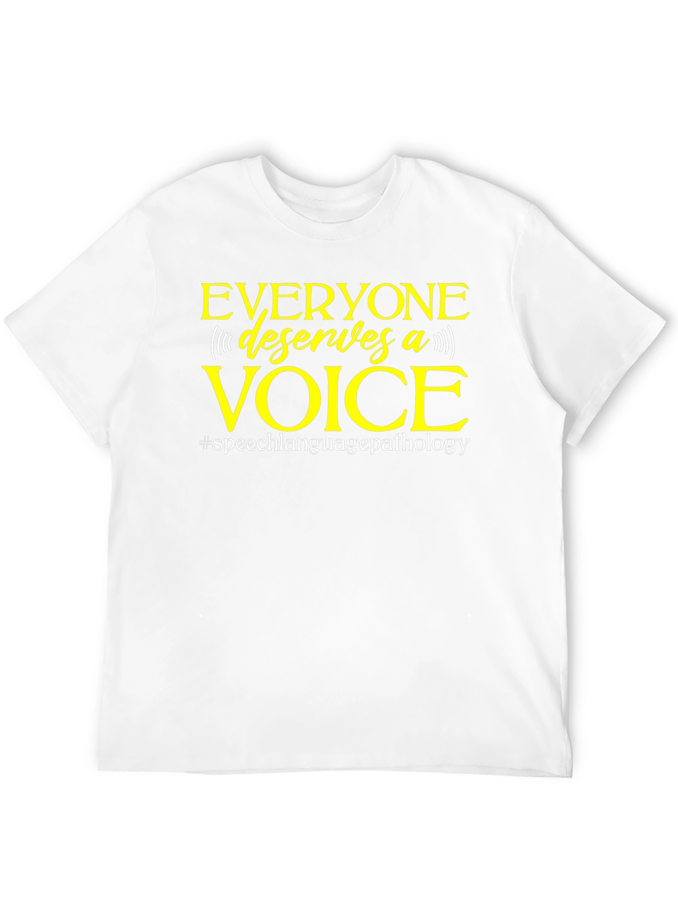 Black Everyone Deserves A Voice T-Shirt view 12