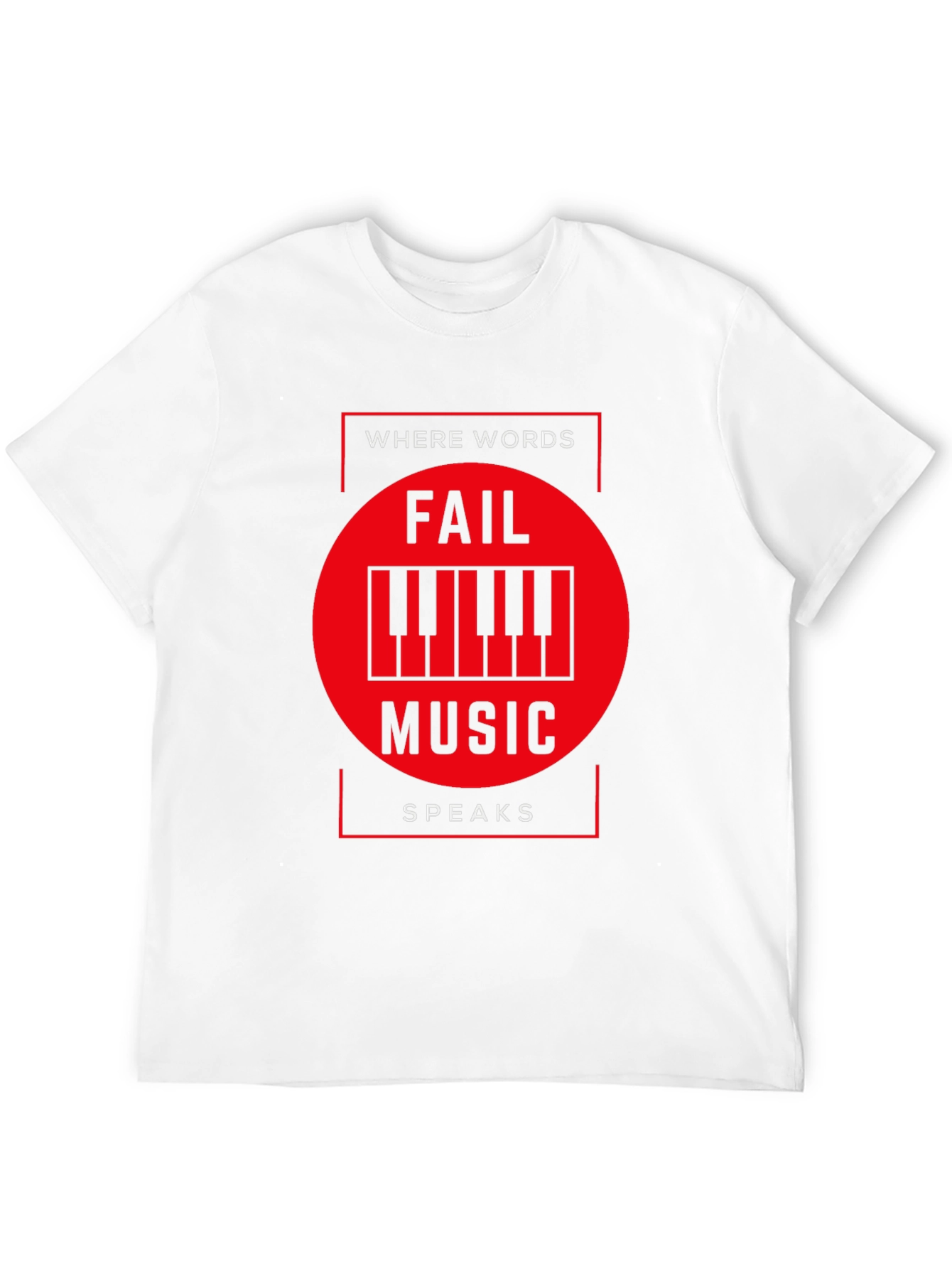 Black Music Speaks T-Shirt - Where Words Fail view 12