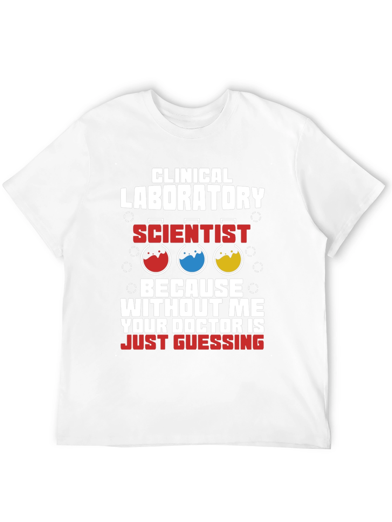 Black Clinical Lab Scientist T-Shirt - Doctor Guessing Humor view 12