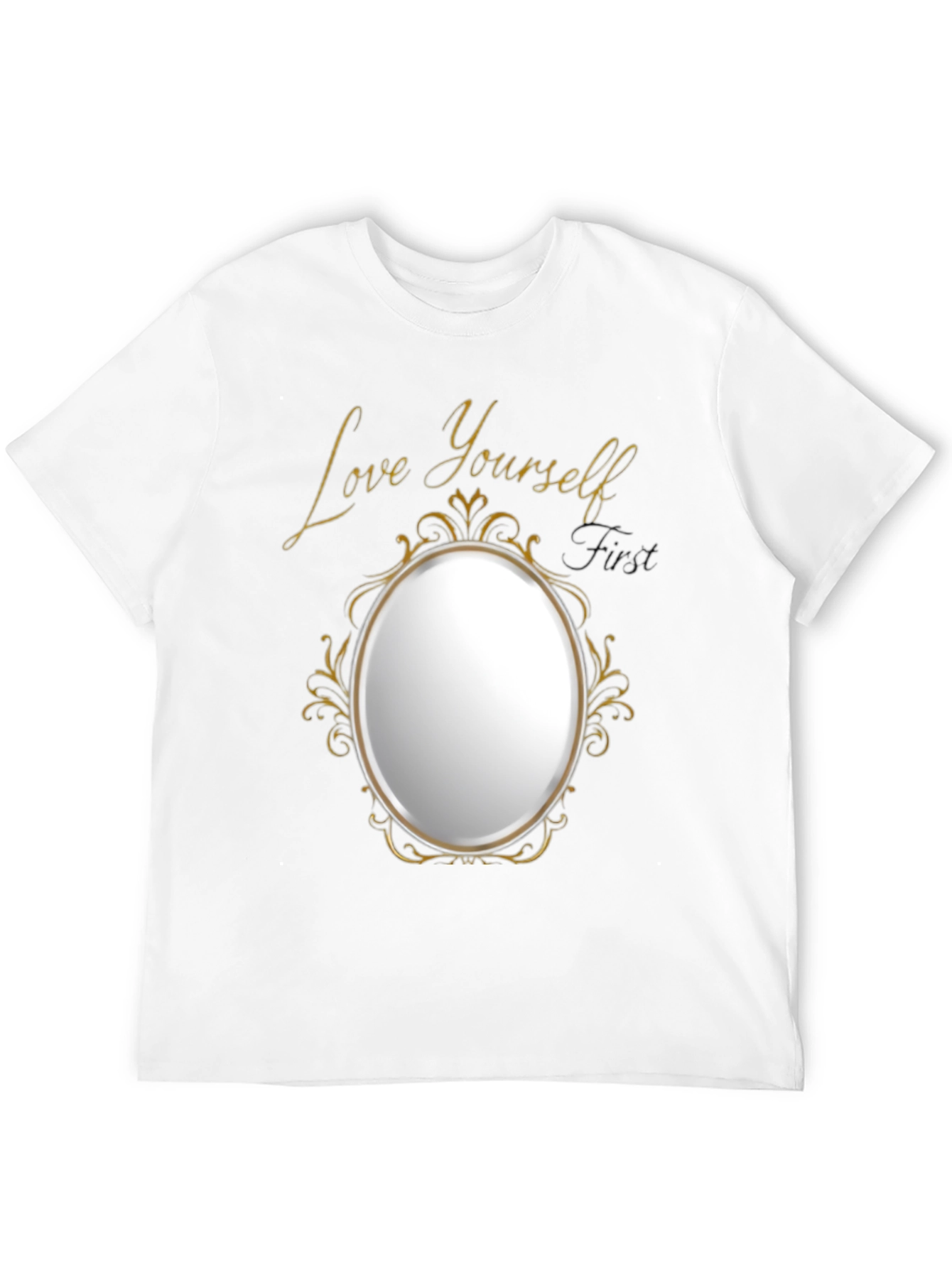 Black Love Yourself First Graphic Tee view 12