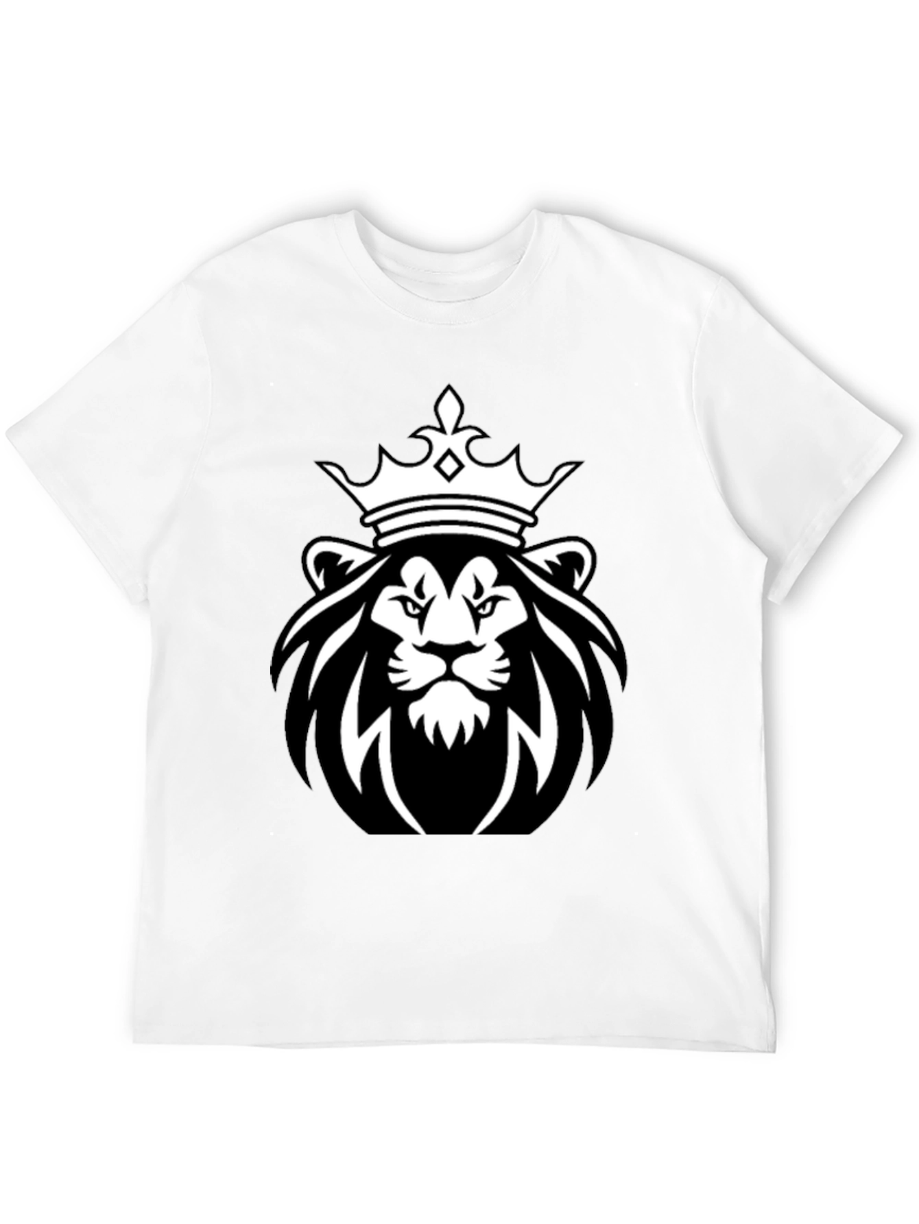 Black Lion King Graphic Tee - Black view 12