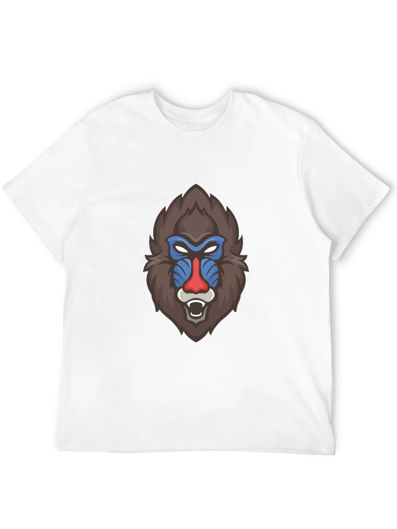 Black Bold Mandrill Graphic Tee - Black Cotton Blend view 12