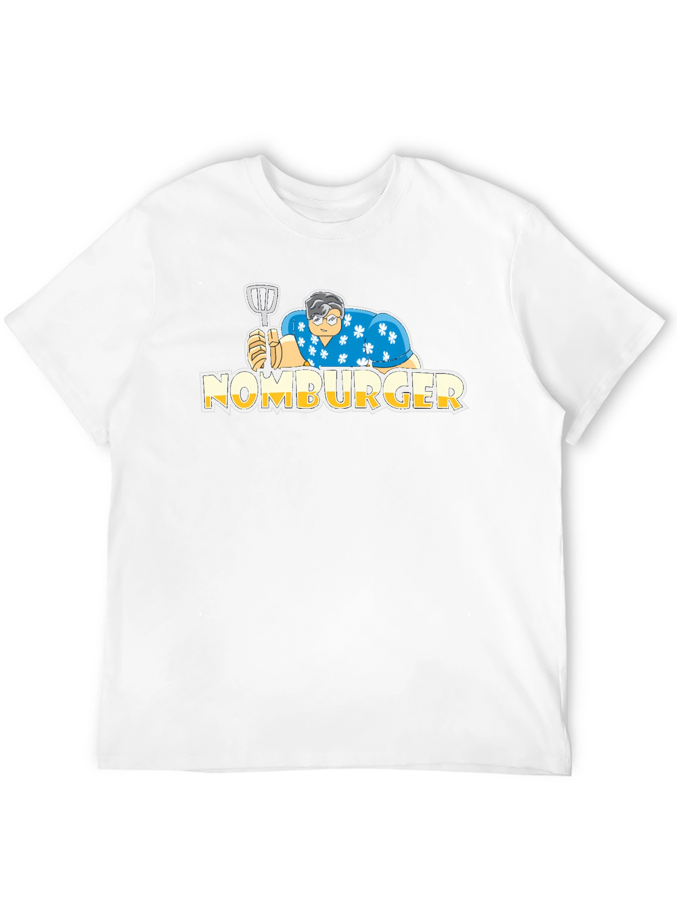 Black NomBurger Black T-Shirt - Fun Graphic Tee view 12