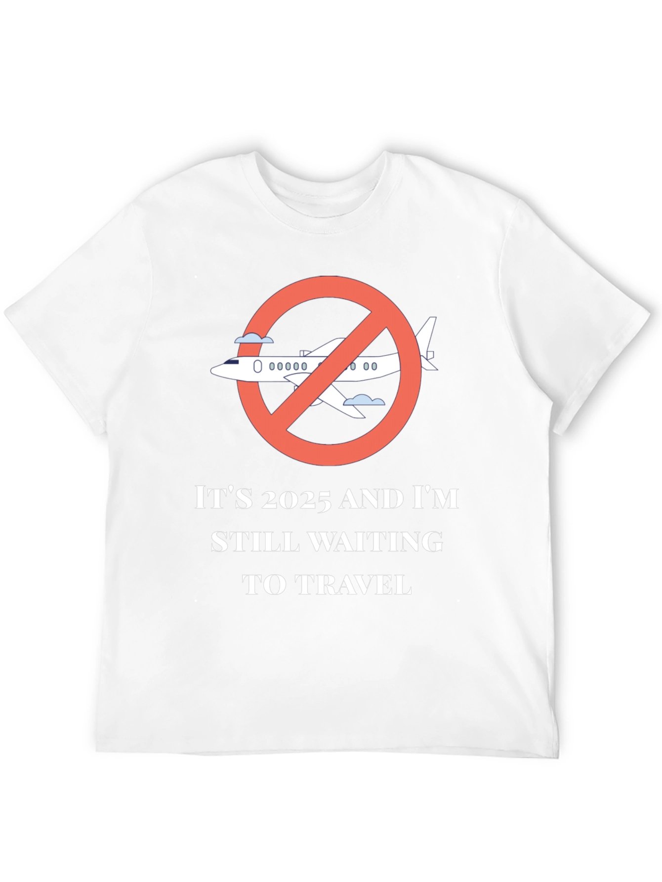 Black Travel Ban T-Shirt - 2025 Waiting to Travel view 12