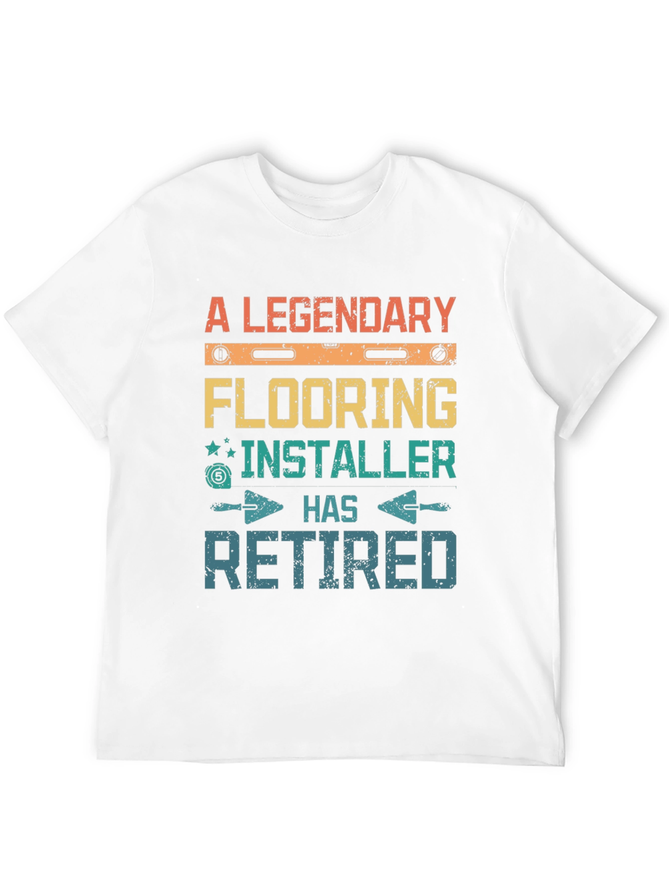 Black Retired Flooring Installer T-Shirt - Legendary view 12