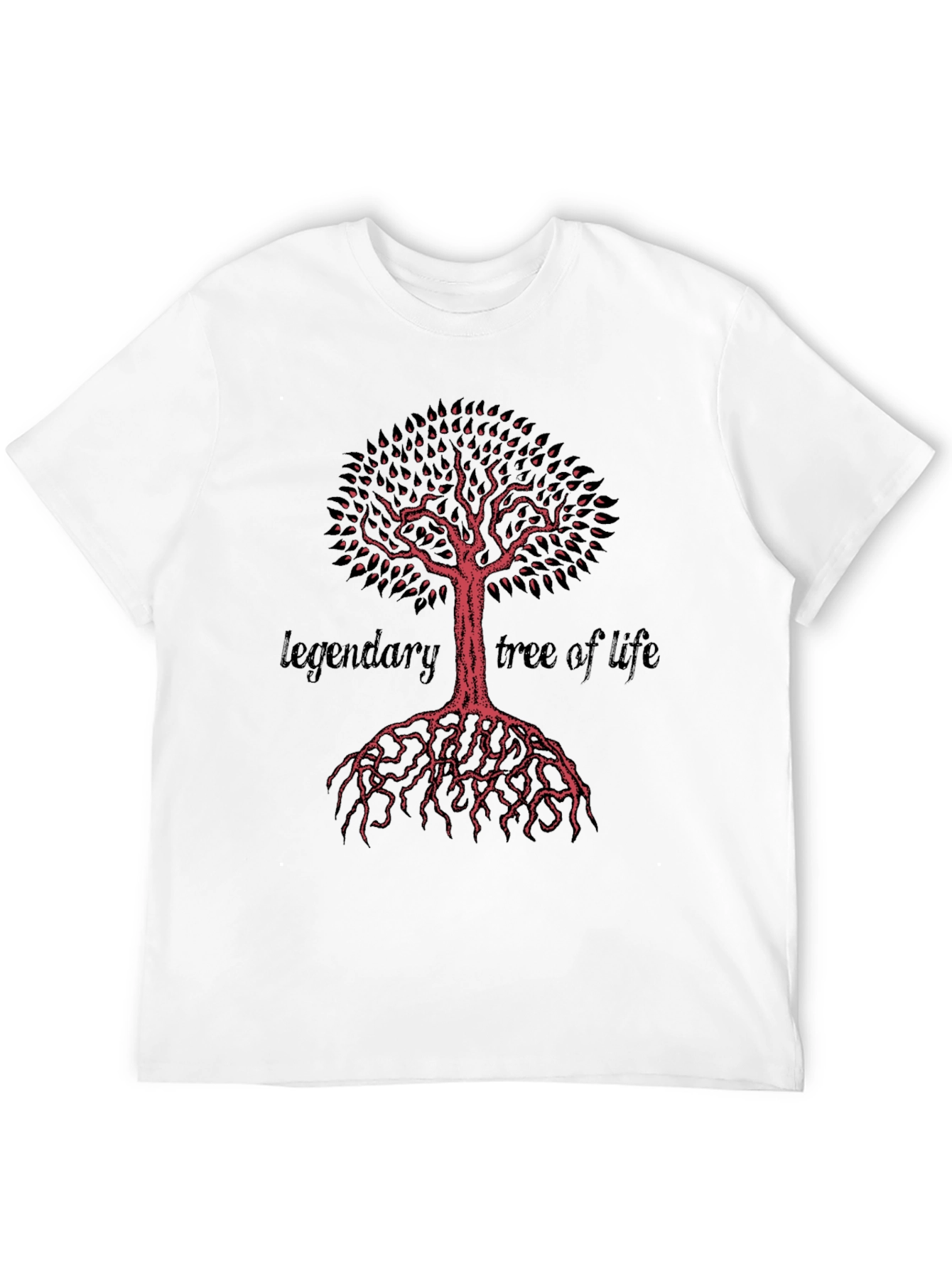 Black Legendary Tree of Life Graphic T-Shirt view 12