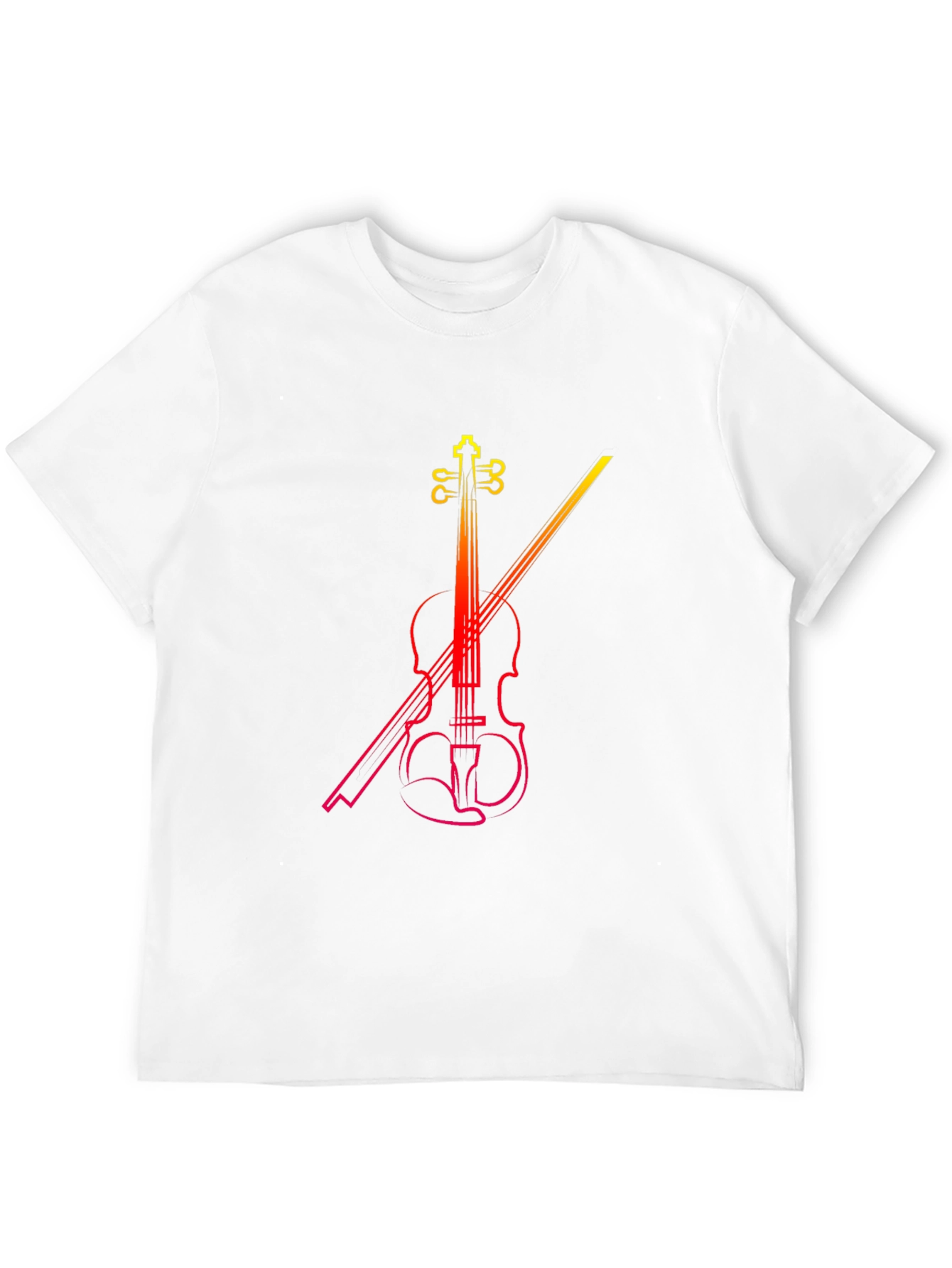 Black Violin Graphic Print Black T-Shirt view 12