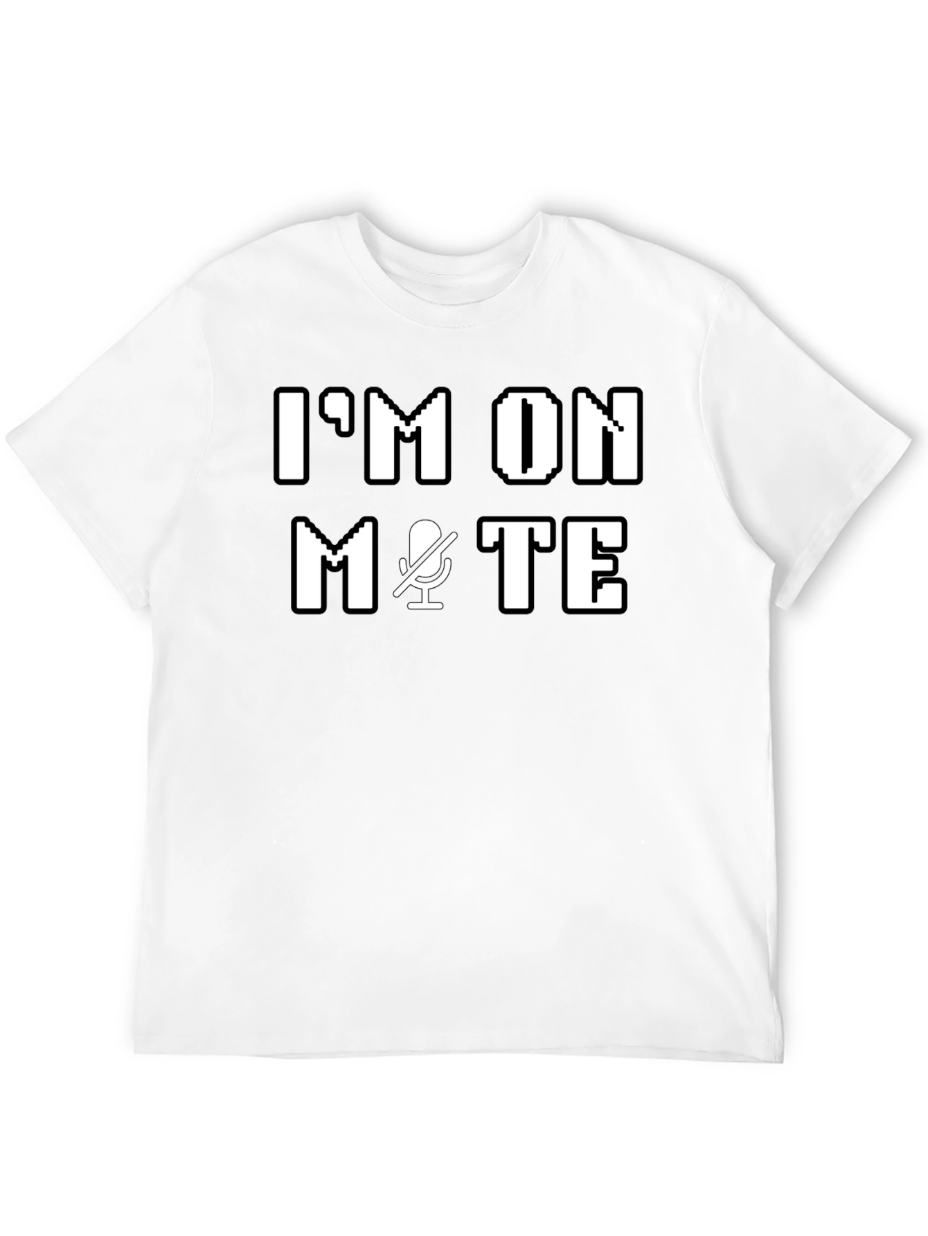 Black I'm On Mute T-Shirt - Funny Tech Humor Tee view 12