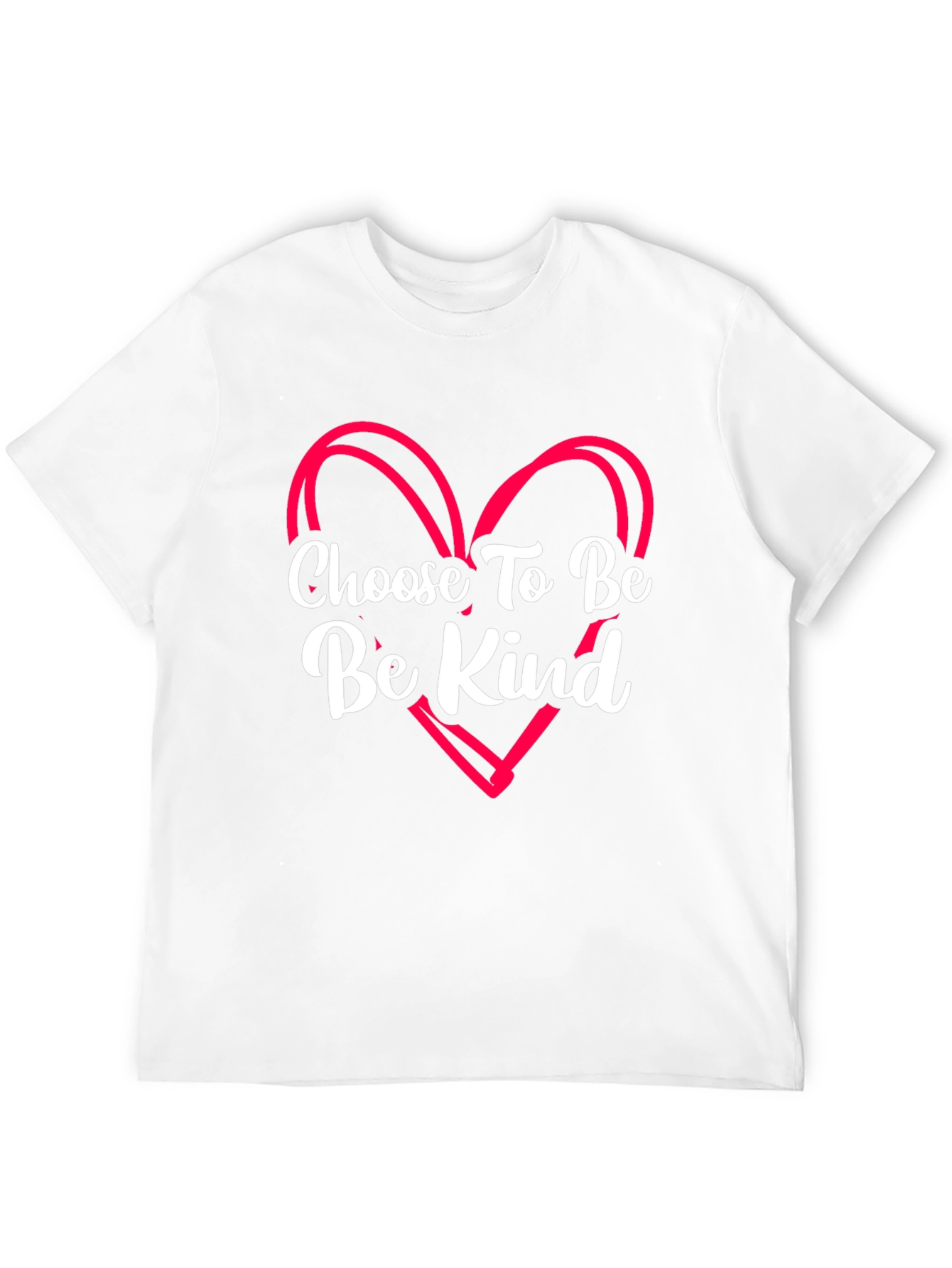 Black Choose To Be Kind Black T-Shirt with Heart view 12