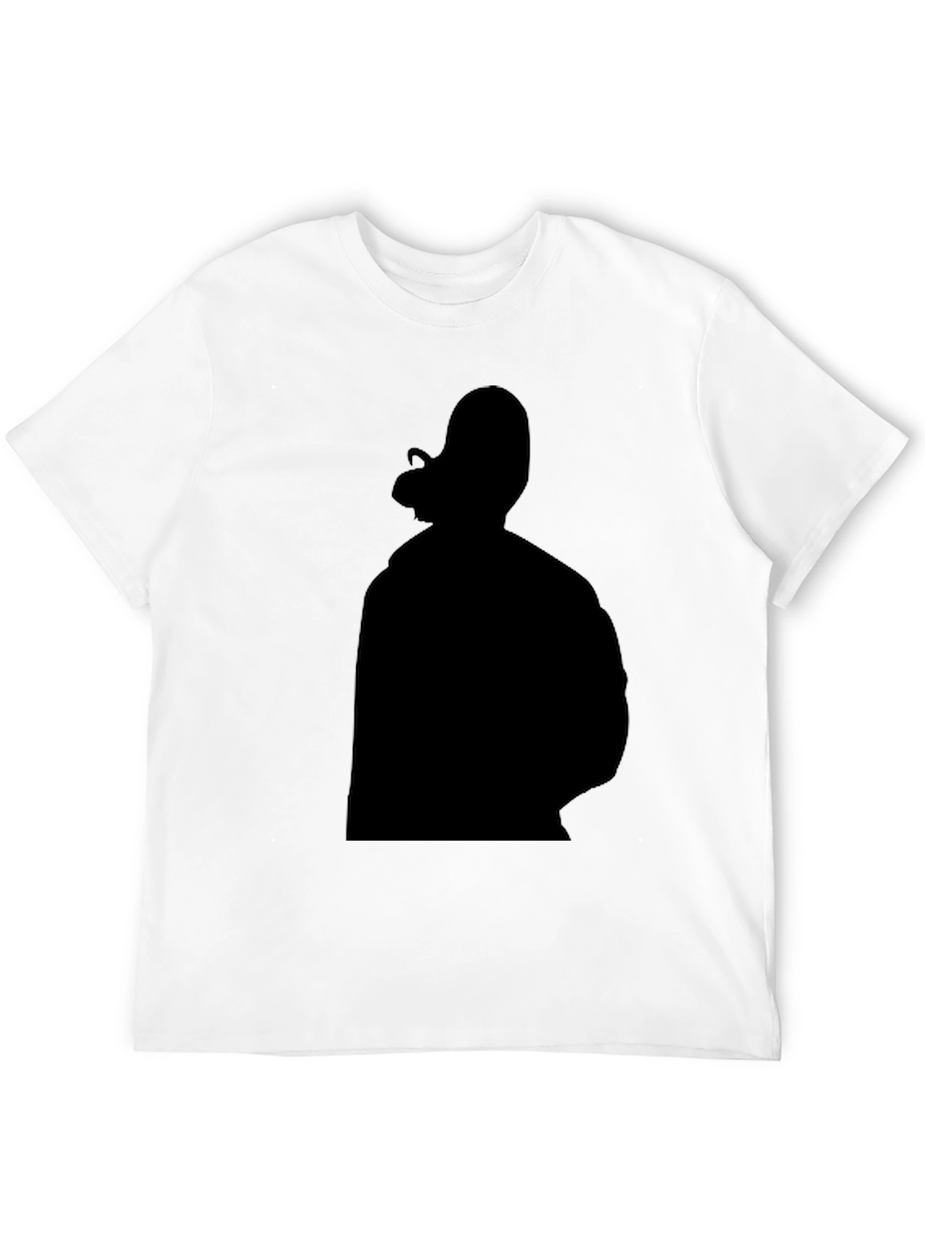 Black Black Graphic Tee - Silhouette Design view 12