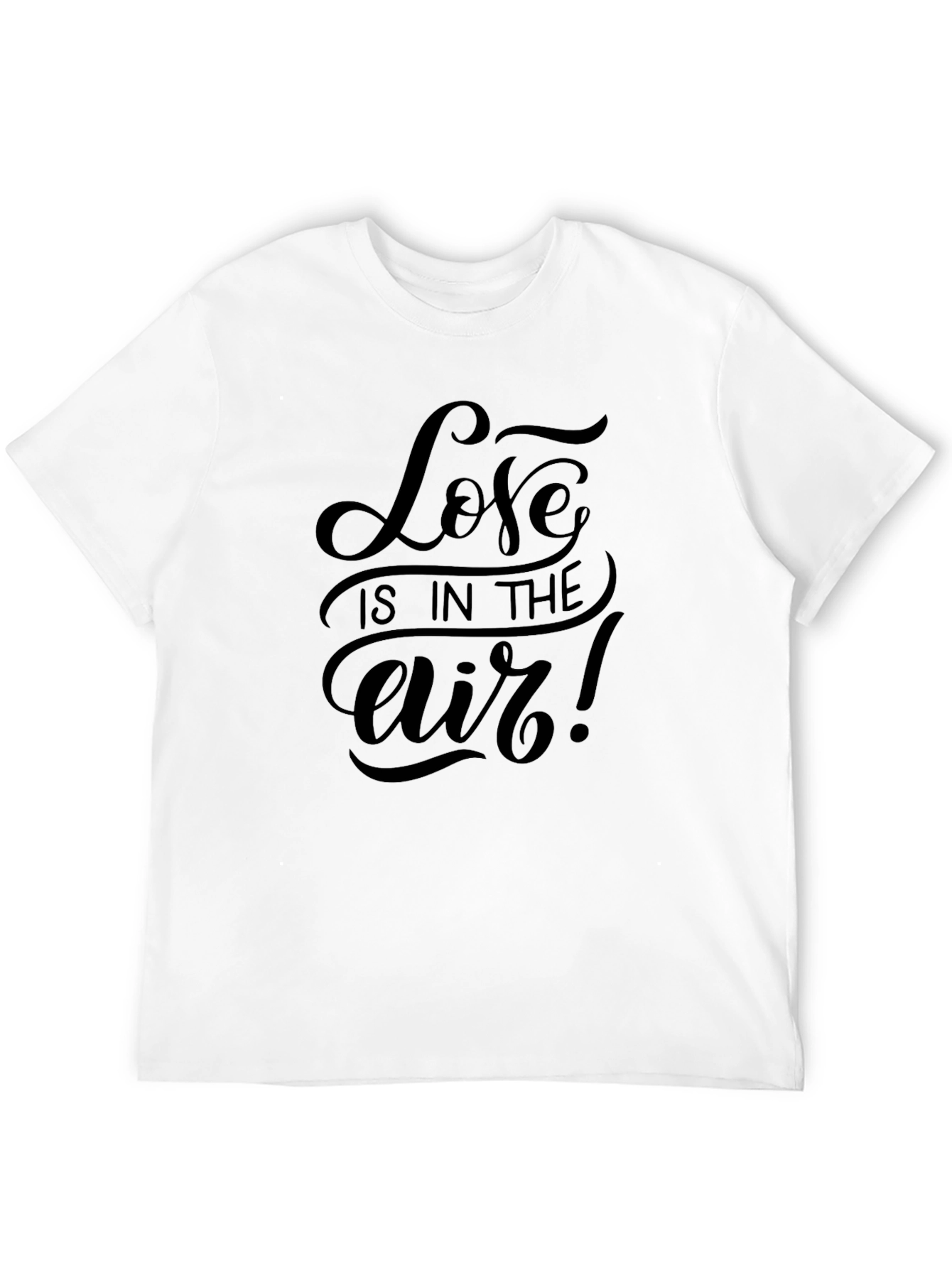 Black Love is in the Air Black Graphic Tee view 12