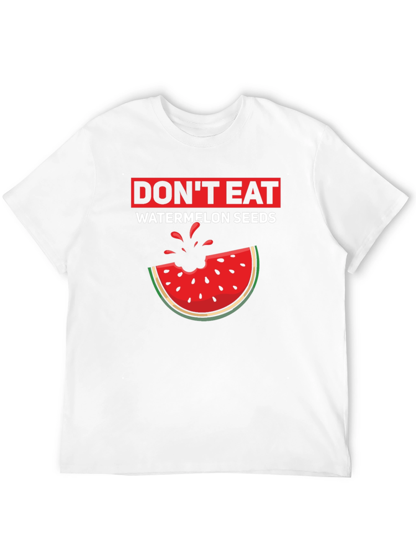 Black Don't Eat Watermelon Seeds Graphic T-Shirt view 12