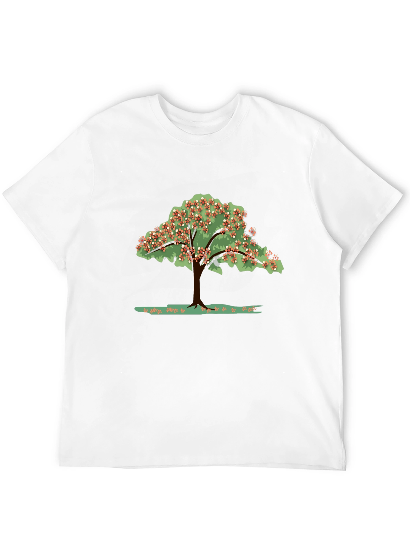 Black Nature Tree Graphic T-Shirt - Black view 12