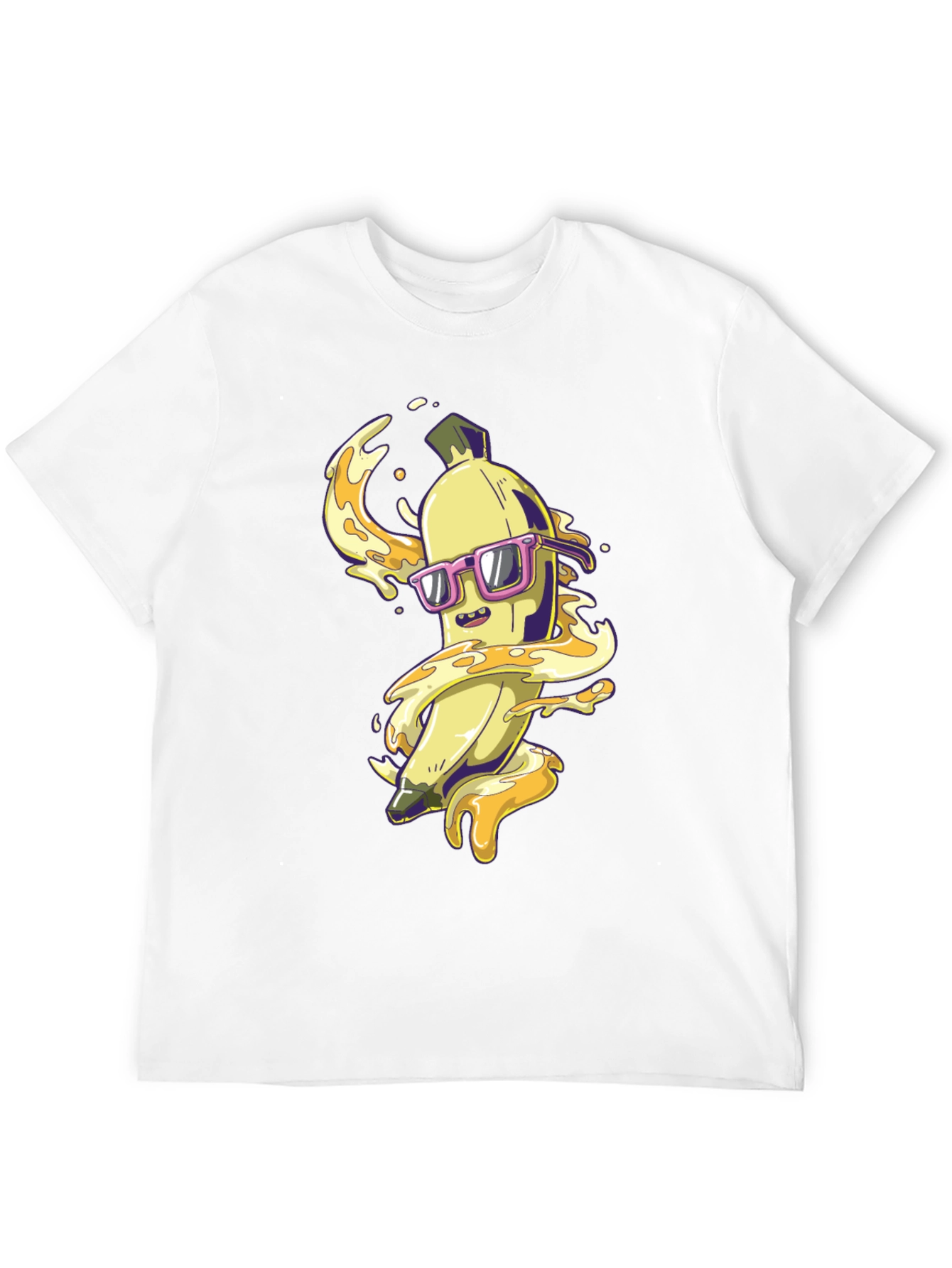 Black Cool Banana Graphic T-Shirt view 12