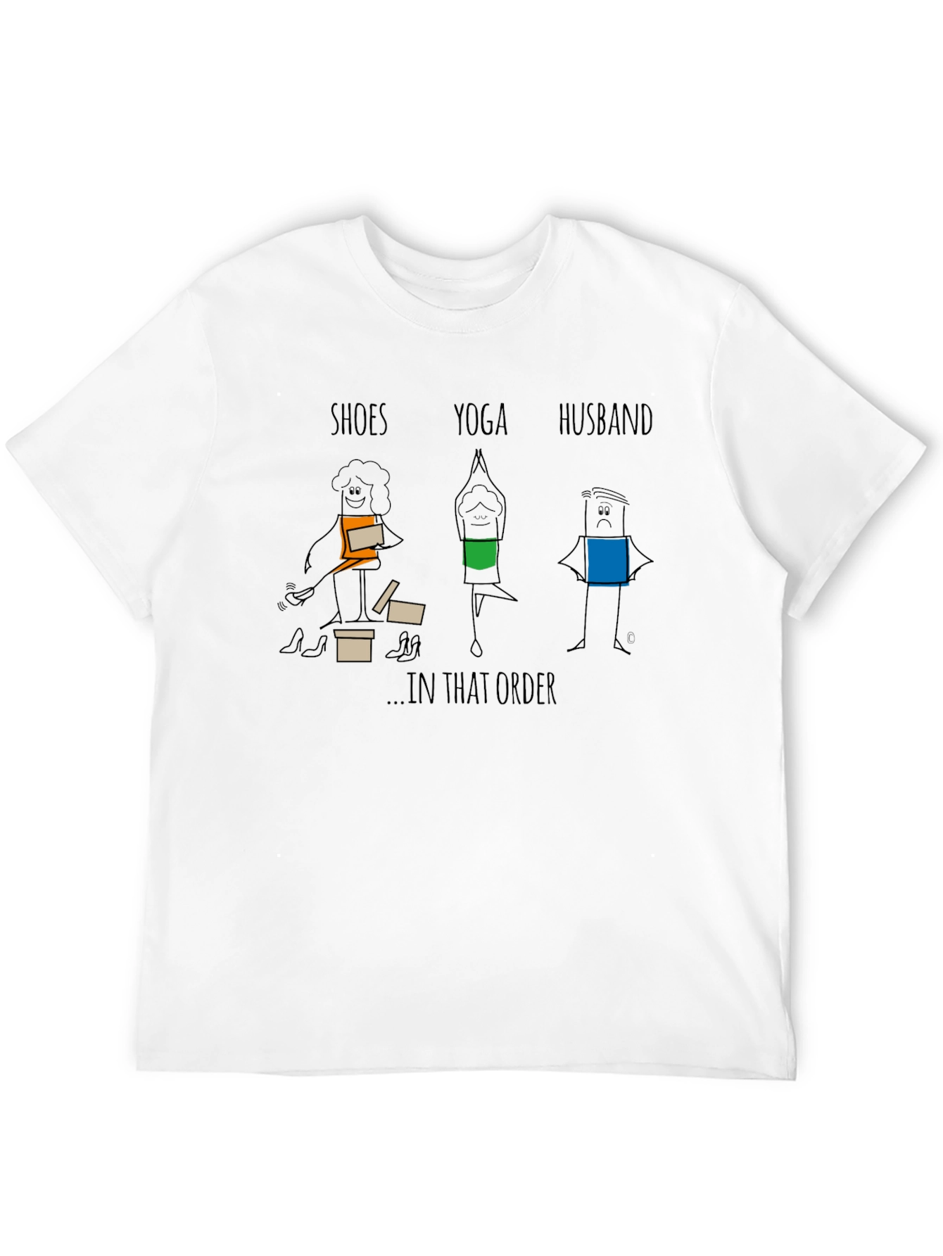 Black Shoes, Yoga, Husband T-Shirt - Black Graphic Tee view 12