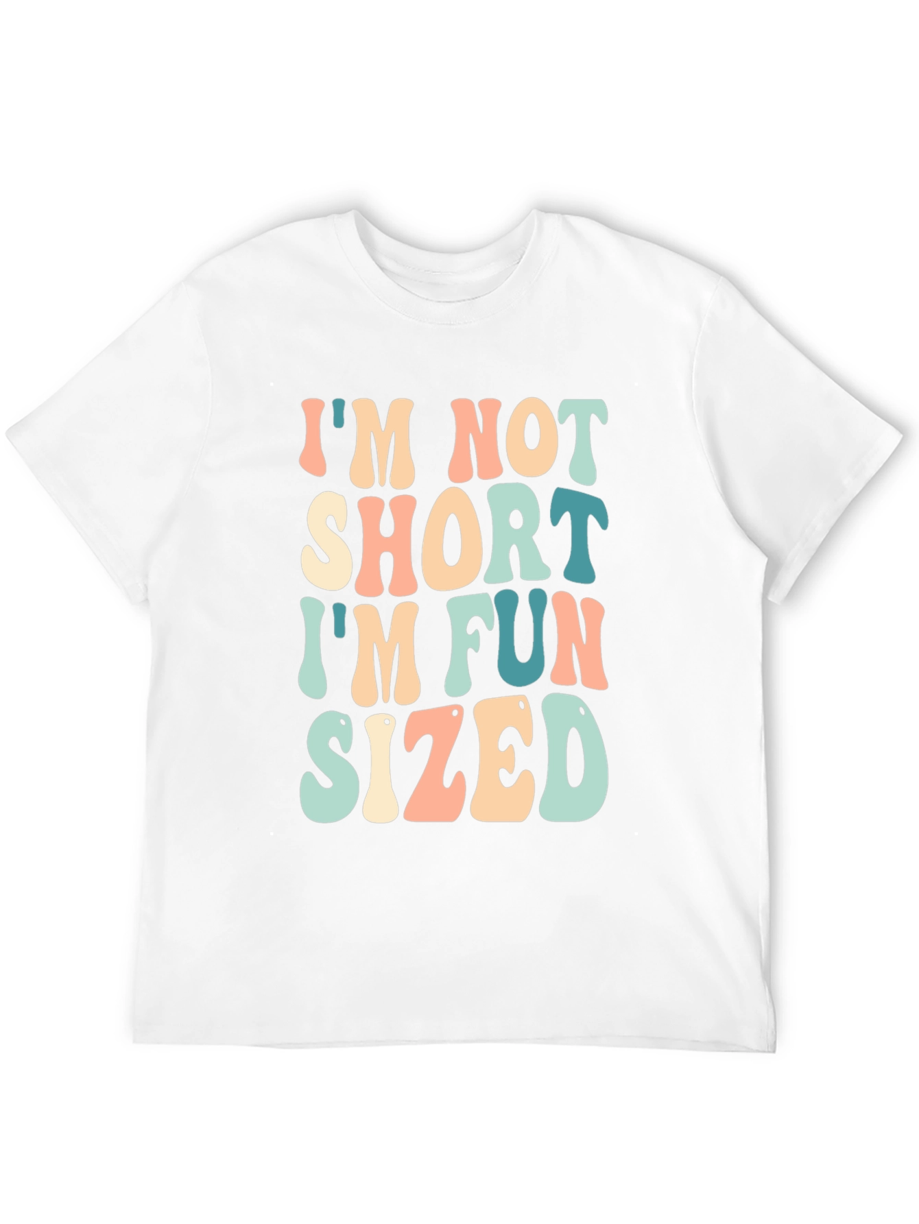 Black Fun Sized T-Shirt - I'm Not Short view 12