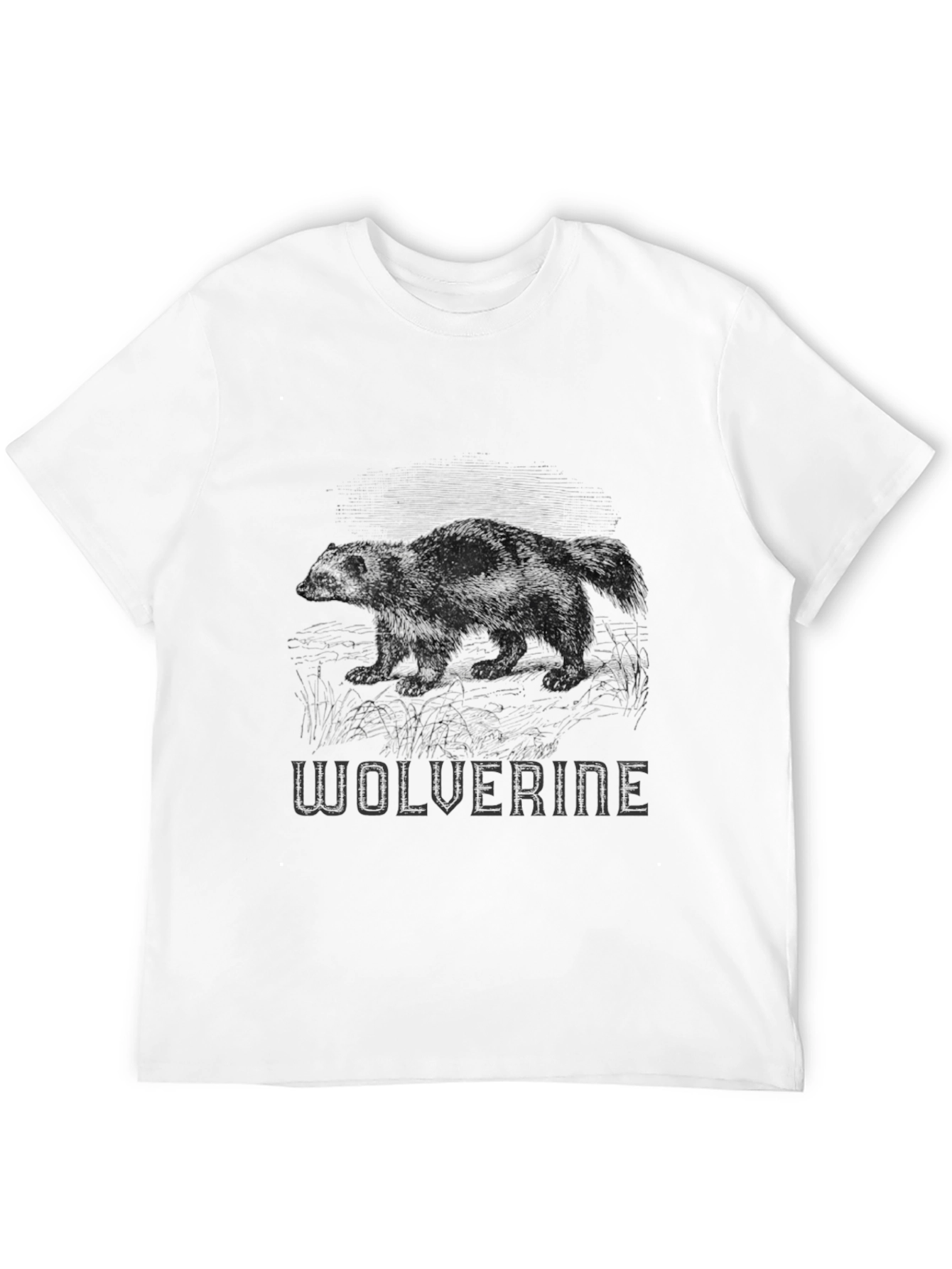 Black Wolverine Graphic Print Black T-Shirt view 12