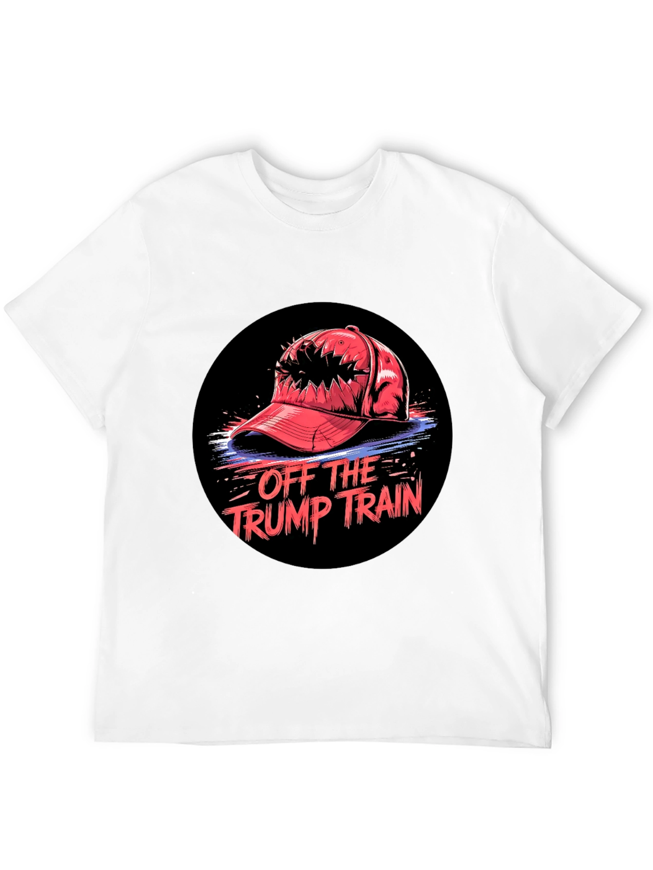 Black Off The Trump Train Graphic Tee view 12