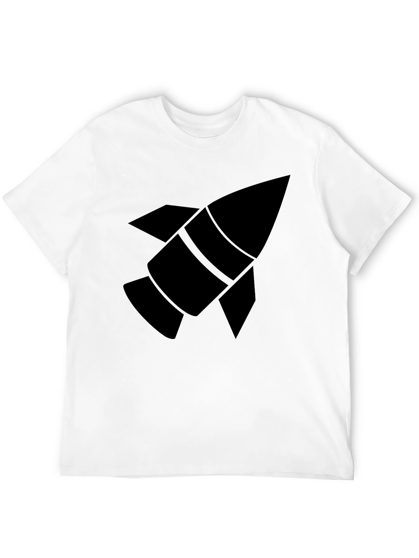 Black Rocket Graphic Black T-Shirt view 12