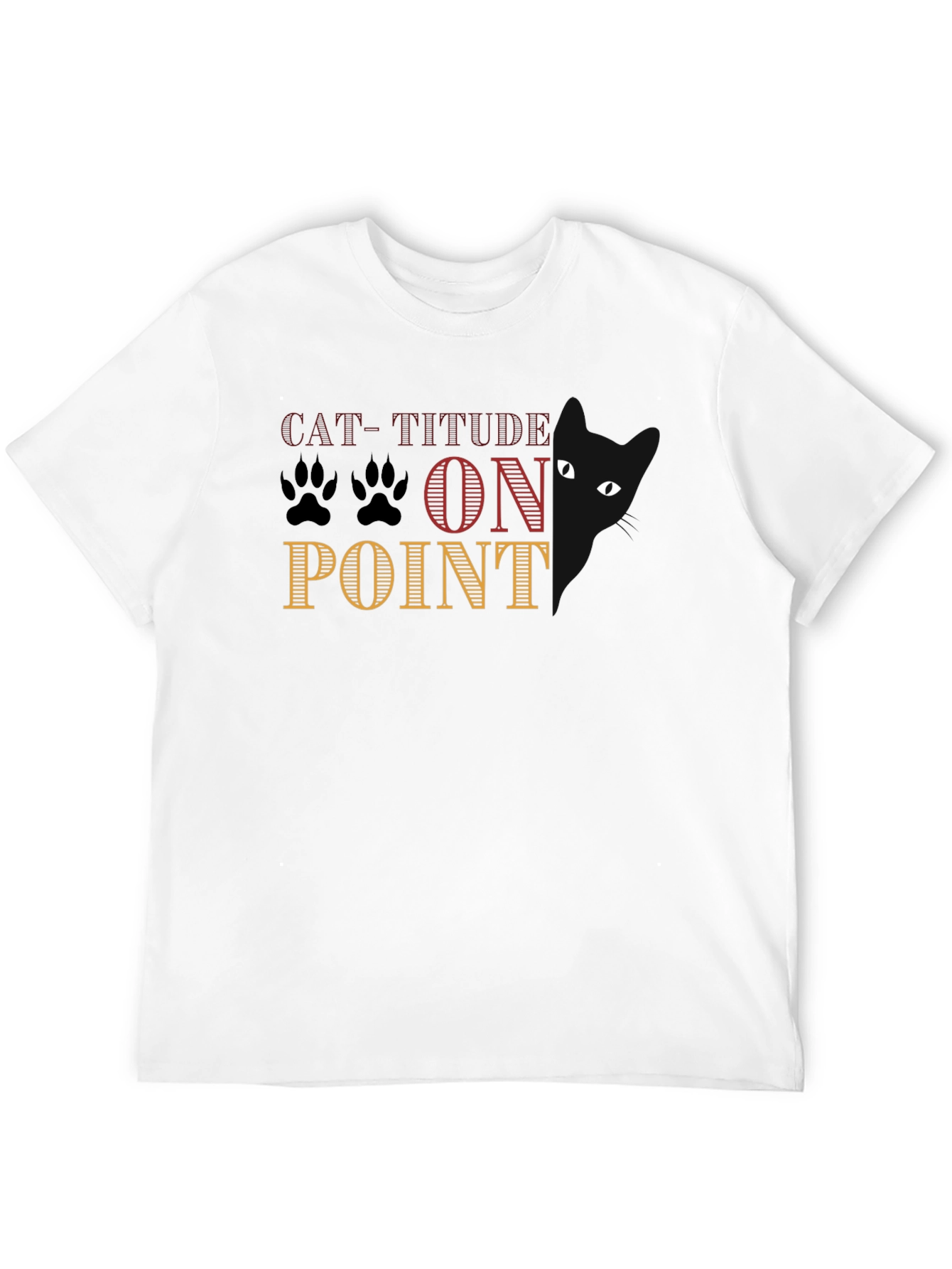 Black Cat-Titude On Point Graphic Tee view 12