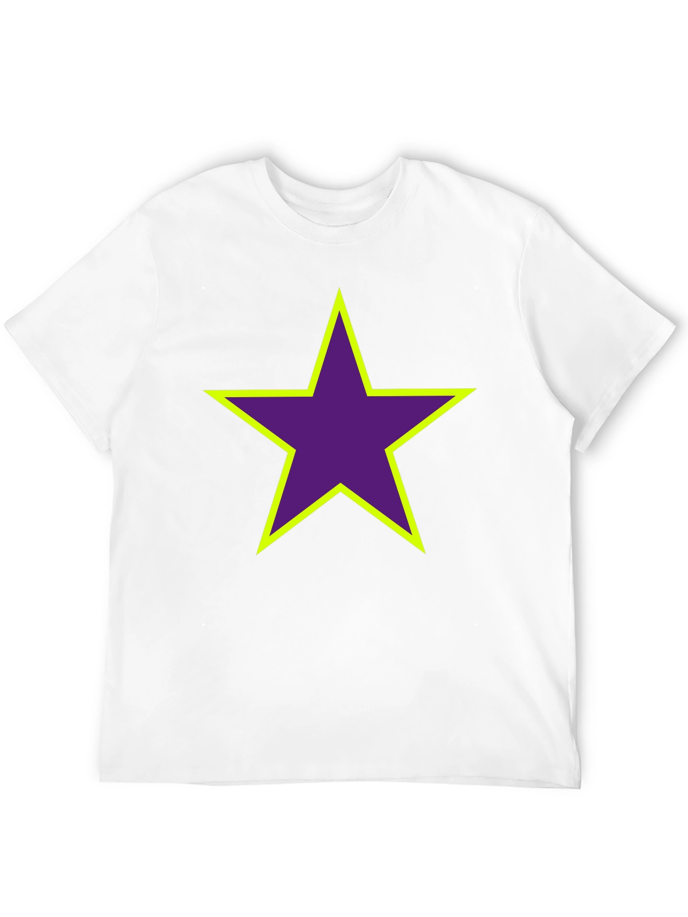 Black Bold Star Graphic T-Shirt view 12