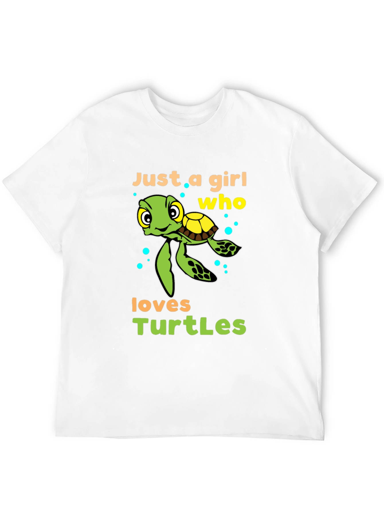 Black Girl Who Loves Turtles T-Shirt - Cute Sea Turtle Design view 12